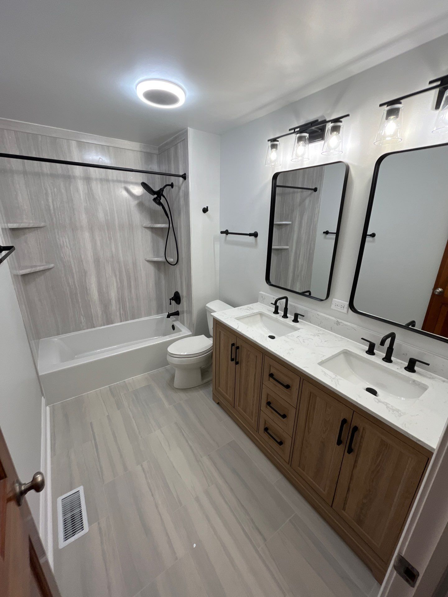 Elevating This Kid Bathroom by Snap Home Solutions