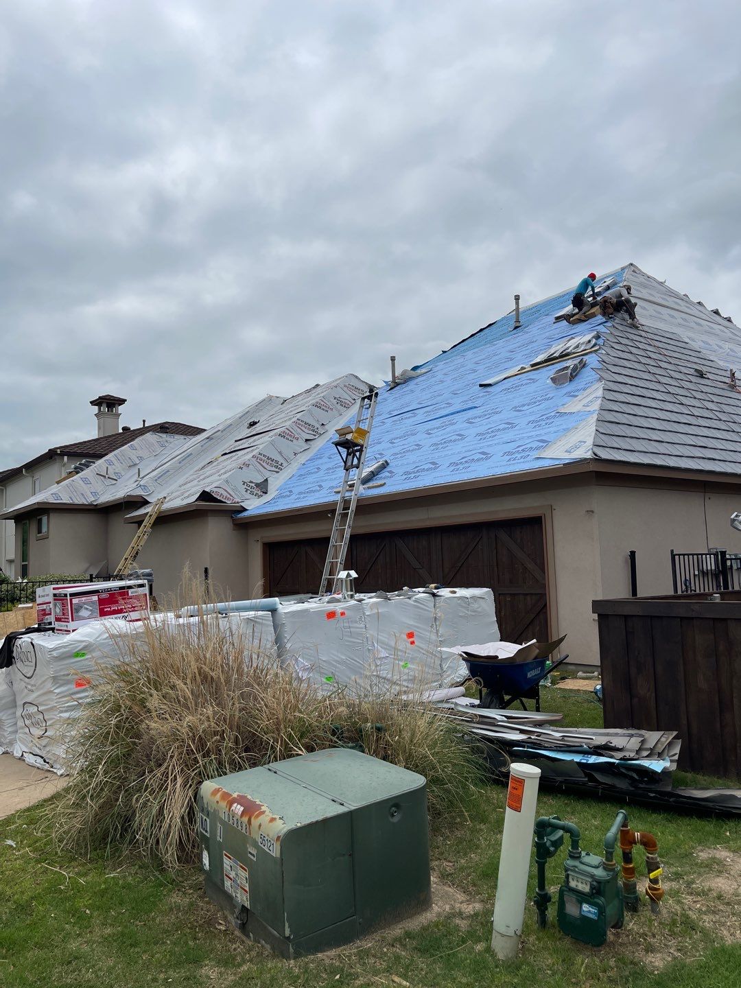 Roof Replacement using Davinci Bell Slate Shingles by Elite Roofing LLC