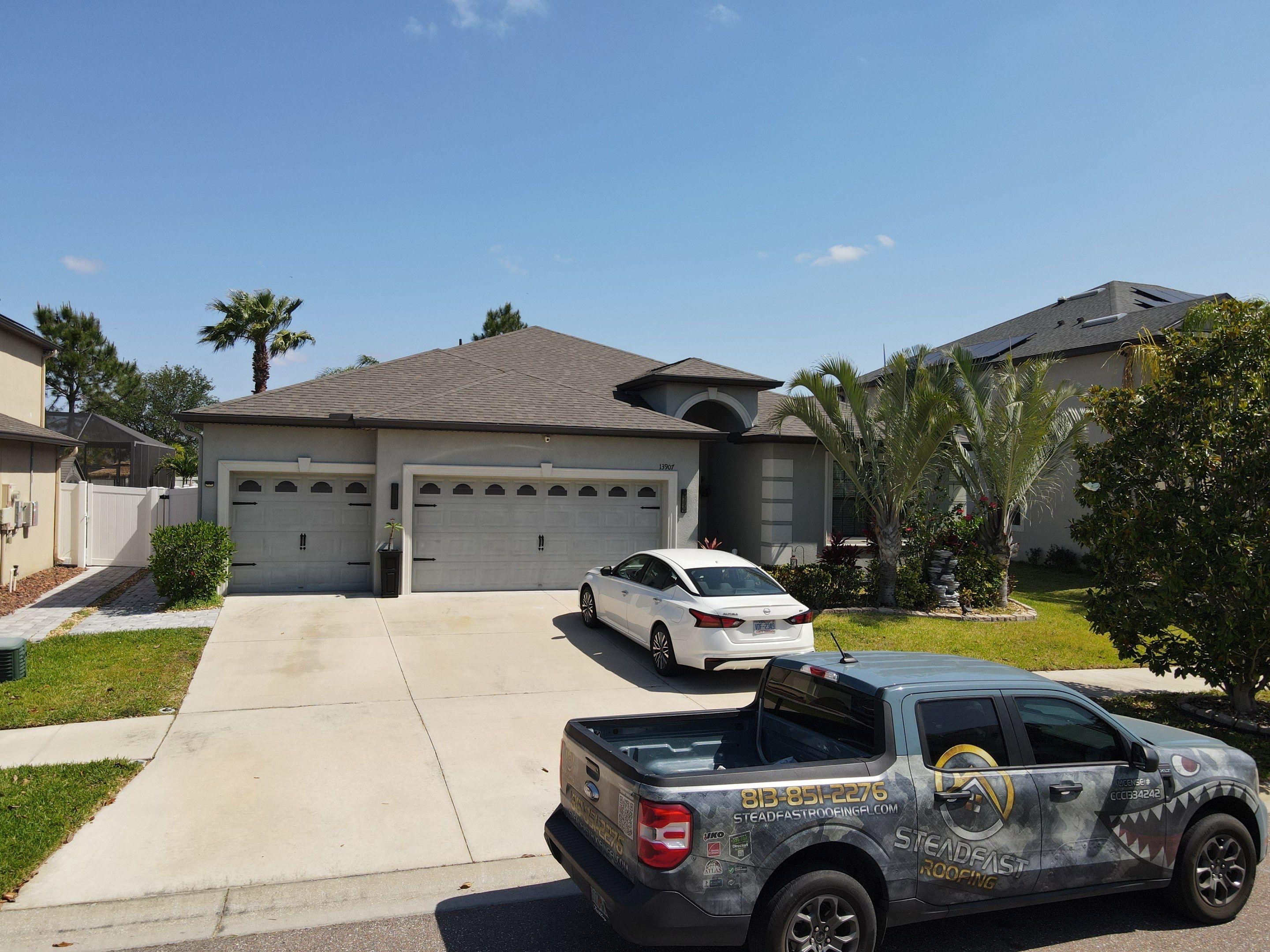 Roof Replacement in Riverview, FL. by Steadfast Roofing