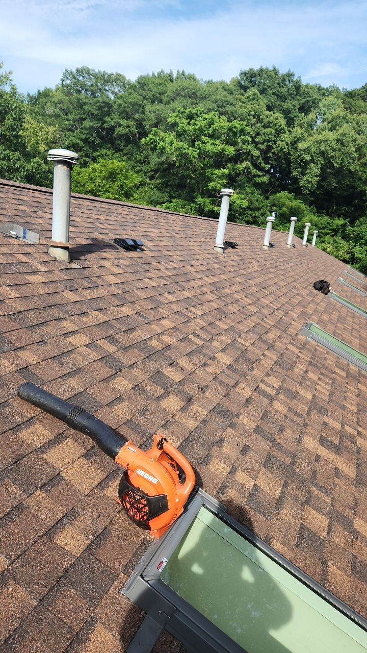 Residential Roofing Installation using Owens Corning Duration Brownwood by A Plus Exterior