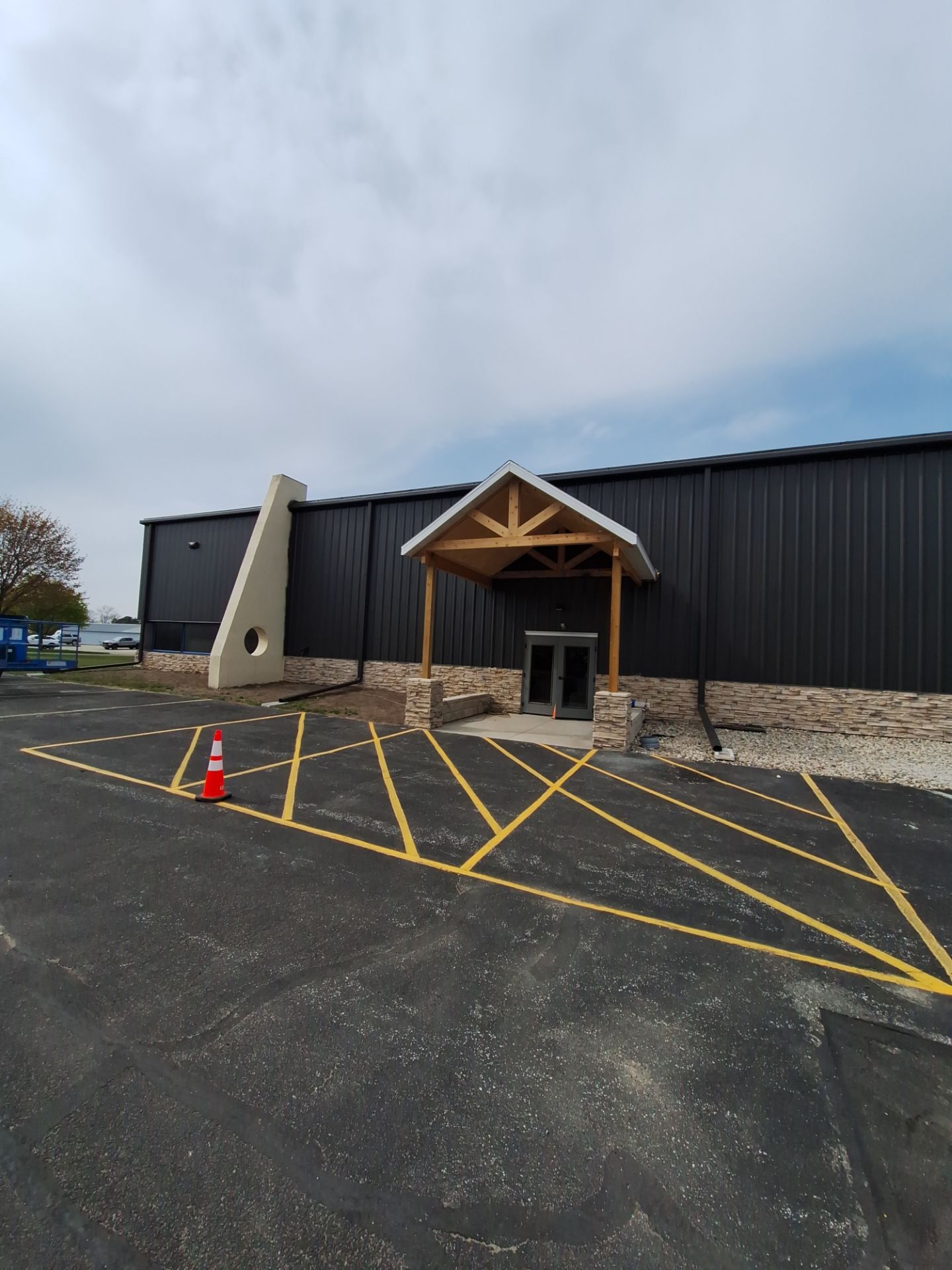 Exterior Painting Project – House of Flavors | Ludington, Michigan by Gordon Painting