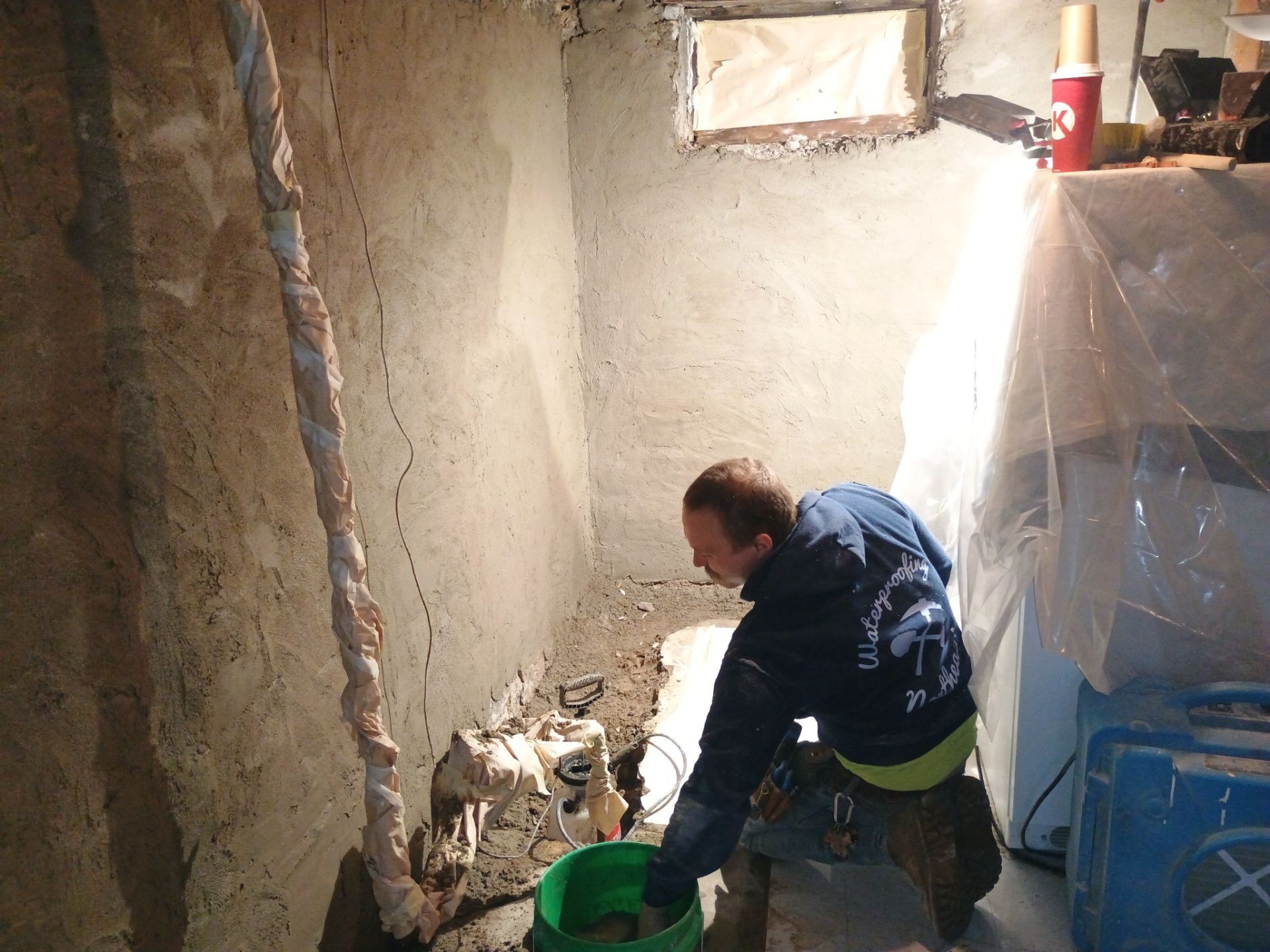 Interior Drain Tile & Wall Drainage in St. Paul, MN by Waterproofing Northeast