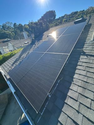 Residential Solar Panel Installation and Electrical Service Upgrade in Los Angeles