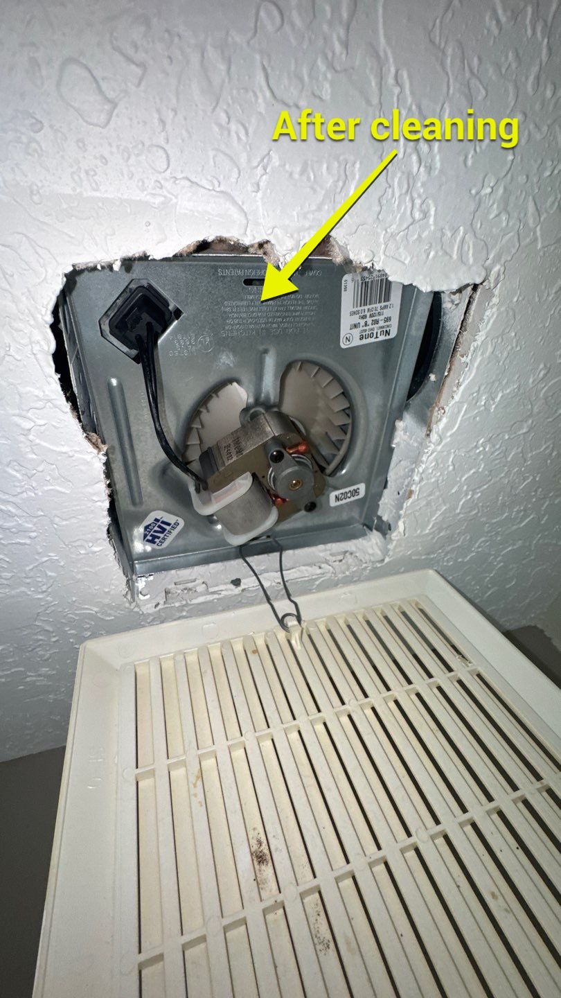 Air duct and Bathroom Exhaust Cleaning in Apopka by Hygienic Air, Inc