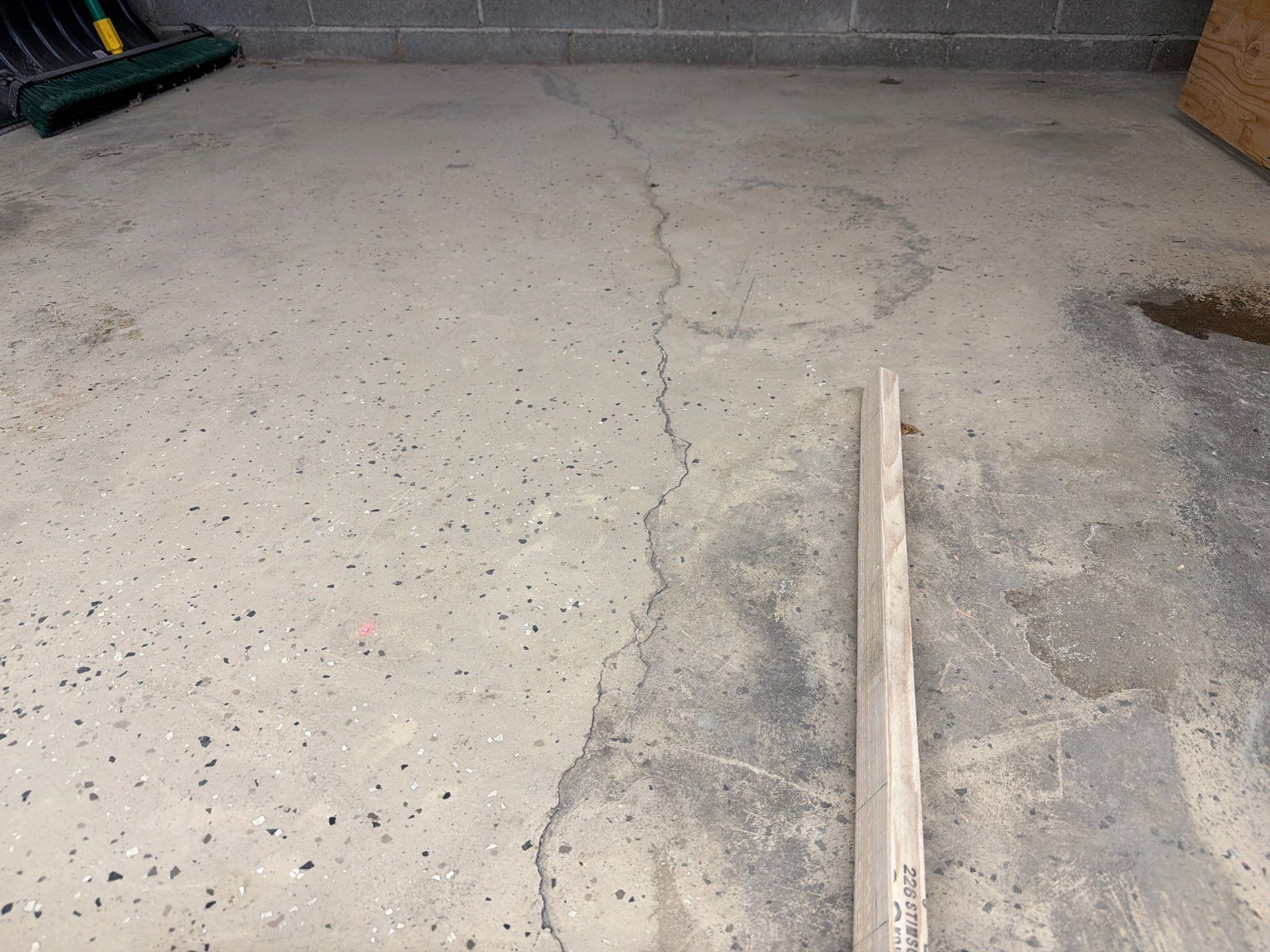 Nightfall Decorative Chip Garage Floor Coating in Luverne, Minnesota by Select Painting, Coatings & Garage Cabinets