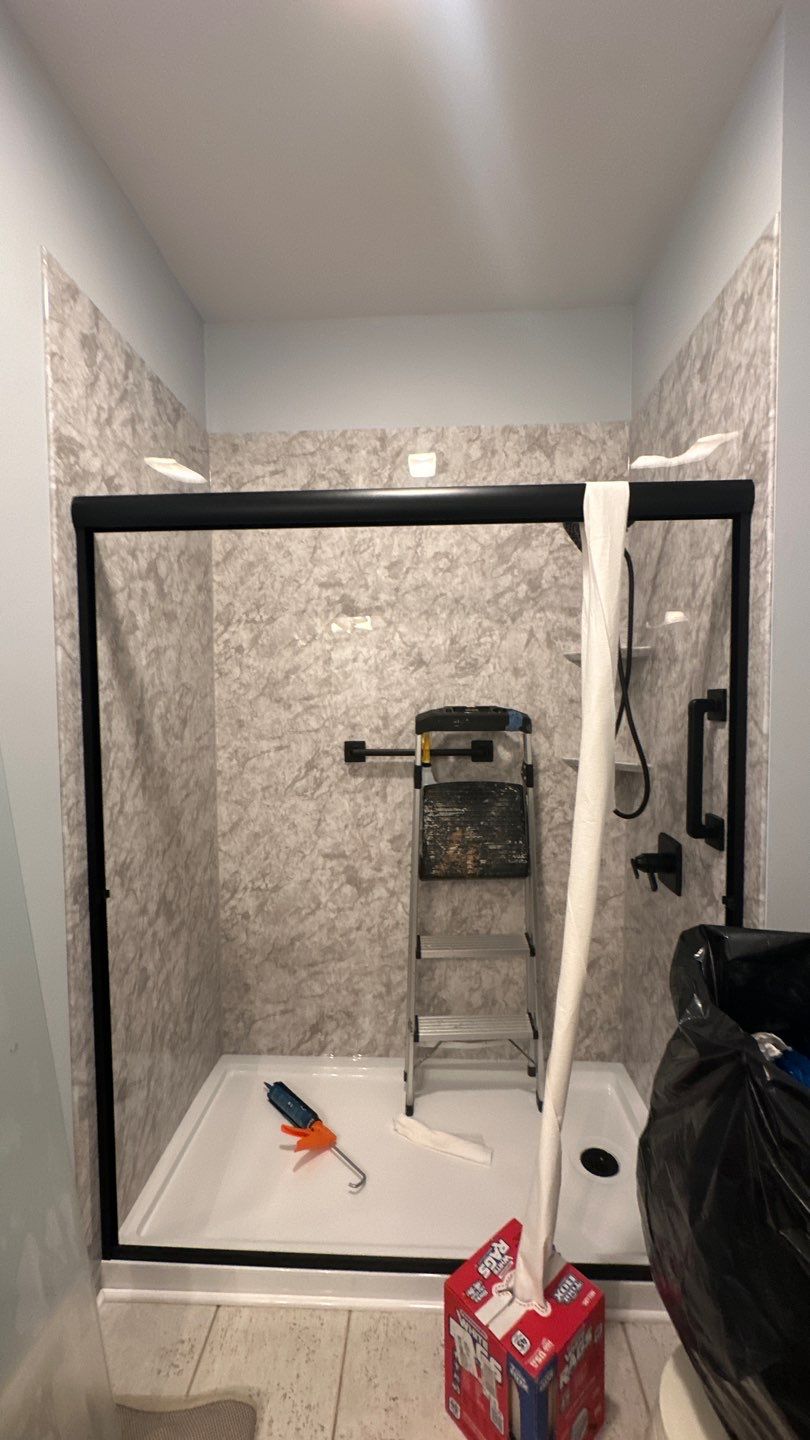 Tub to Walk-In Shower Installation in Wilbraham, MA  by Yankee Home Improvement