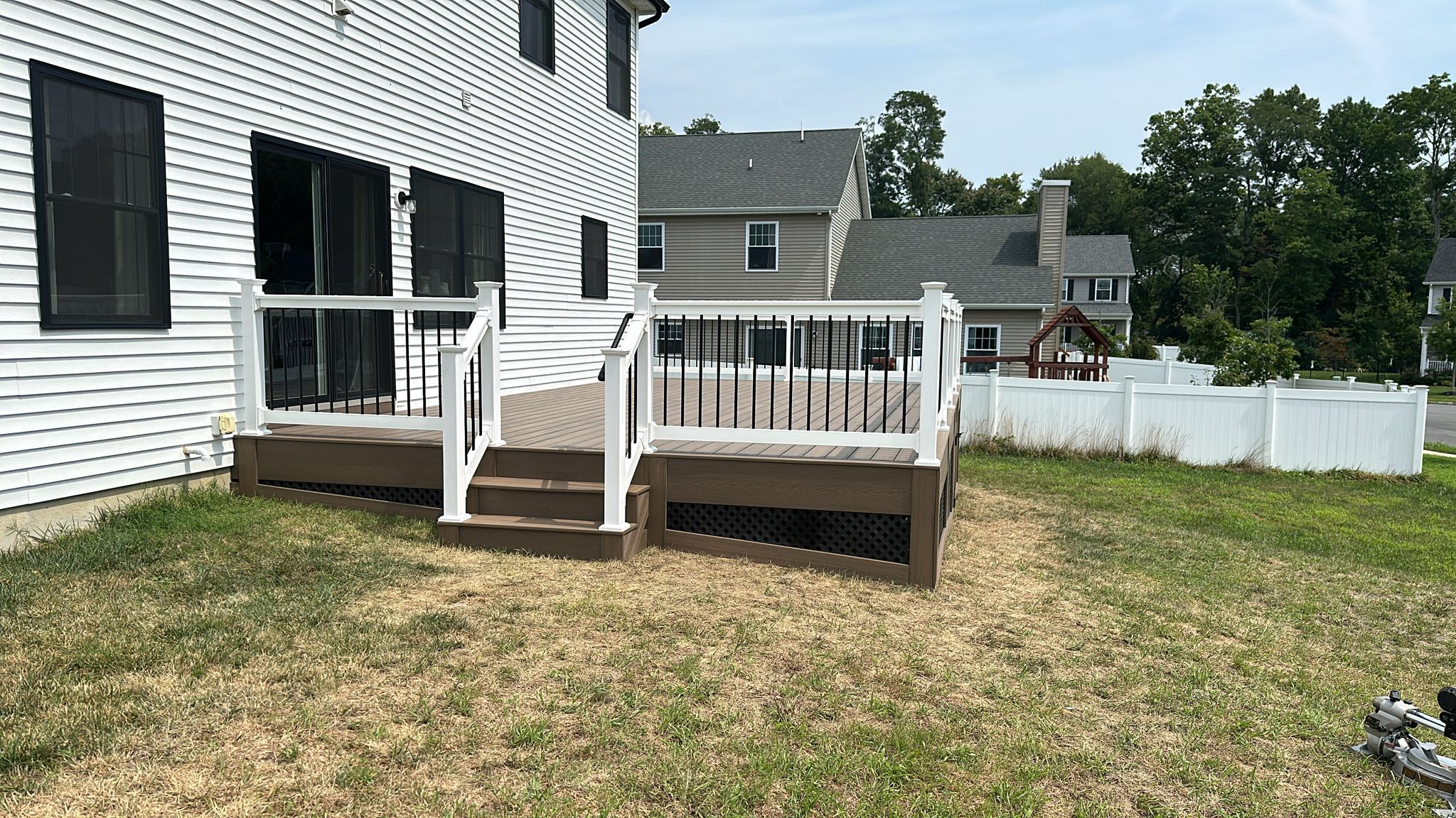 new deck in wall nj by deck guardian