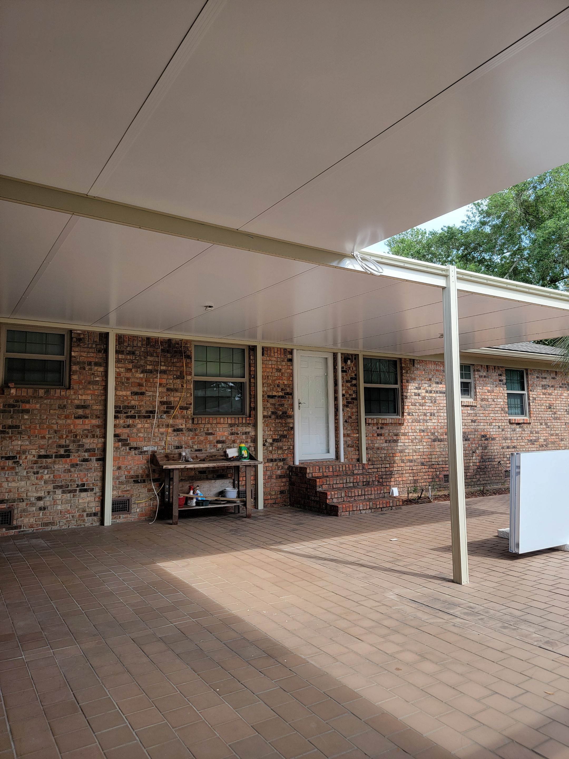 Patio Cover using Colorbeam by Titan Sunrooms