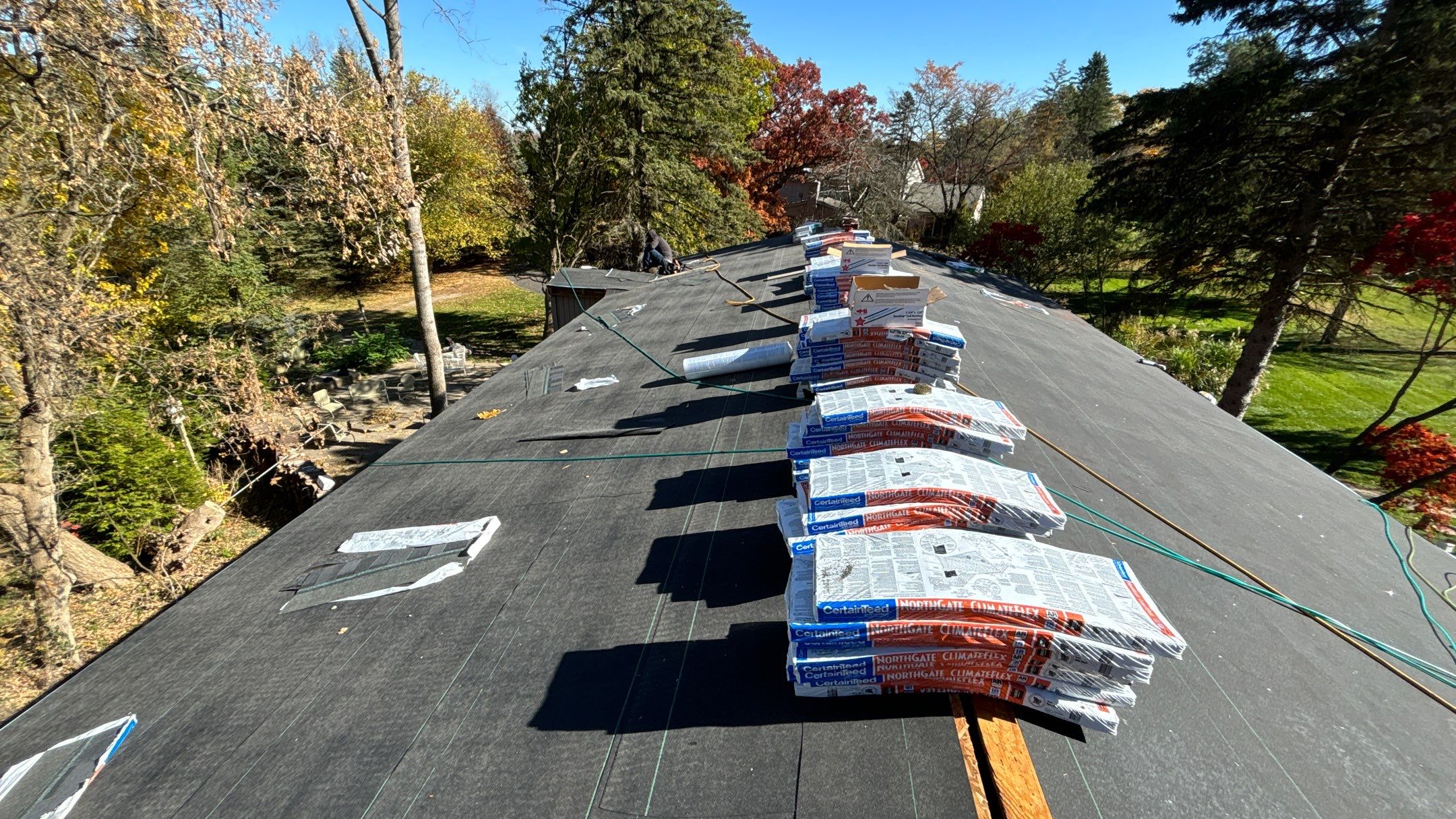 Roof Replacement using Certainteed HD Moire Black by 180 Contractors
