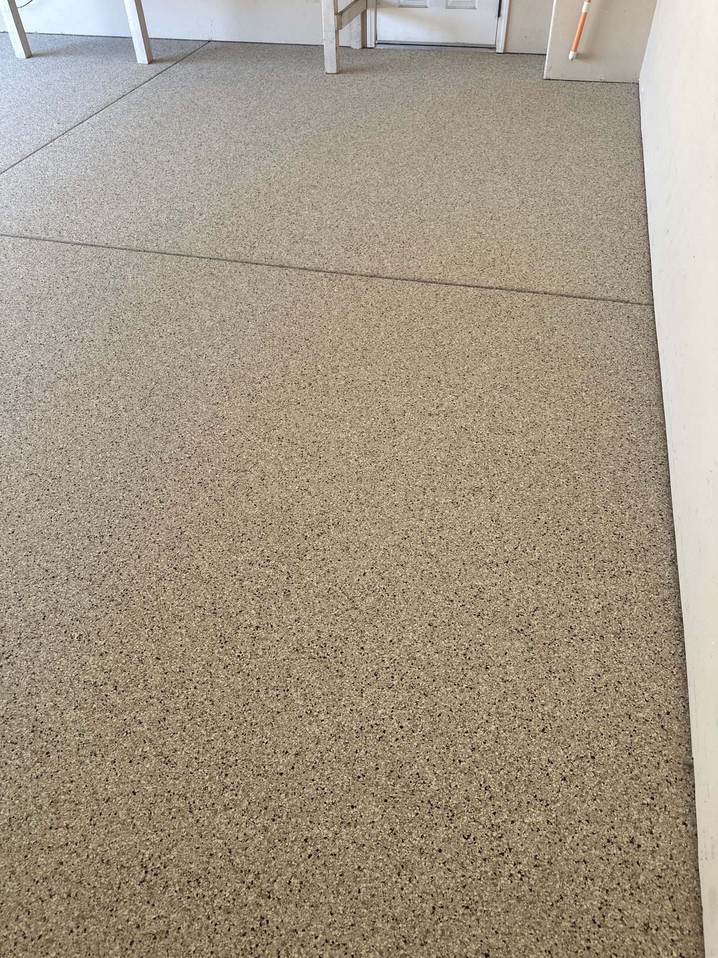 Garage Floor Concrete Coating with Simiron Flake in Nipomo by MGP Coatings