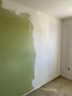 Water damage caused structural work