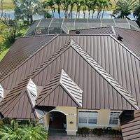 24ga 1.5" Snap-Lock Mansard Brown  by Total Roofing System The Metal Roof Experts