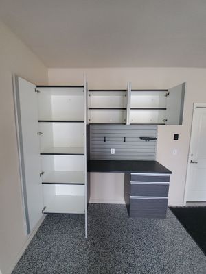 Garage coating and organization in Mishawaka!
