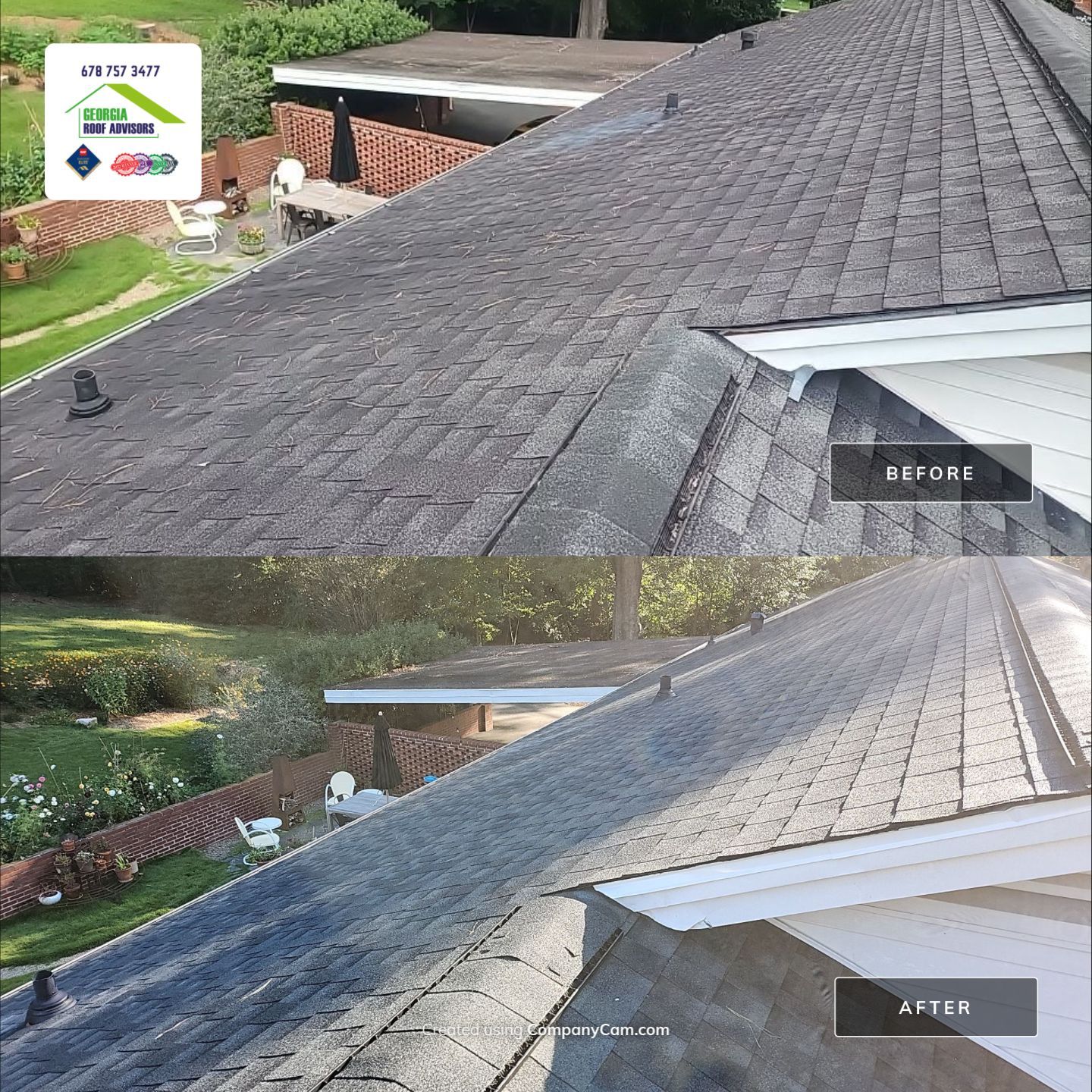 Roof Replacement and Pipe Boot Repair by Georgia Roof Advisors