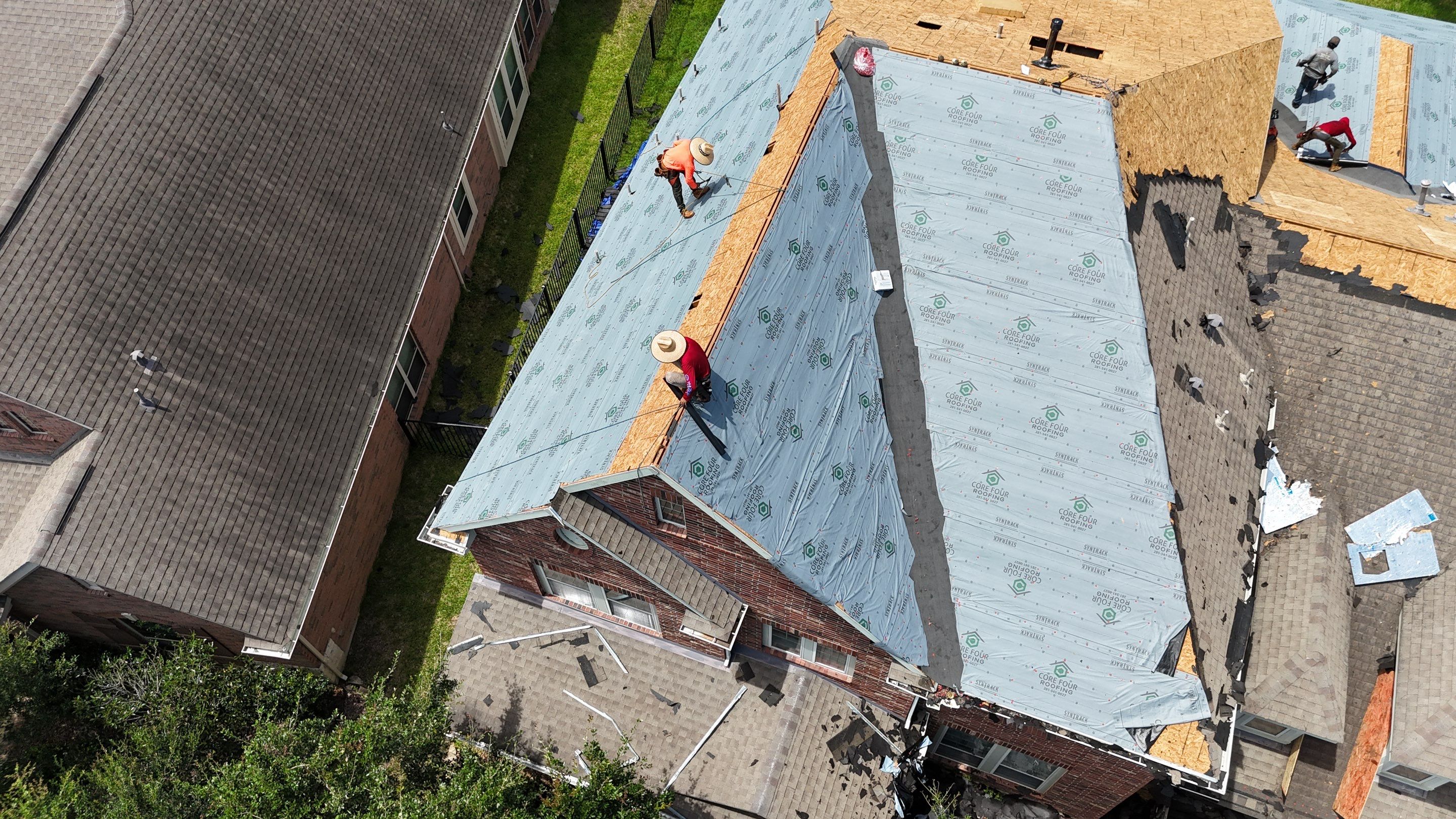 Insurance approved replacement in Bridgeland by Core Four Roofing