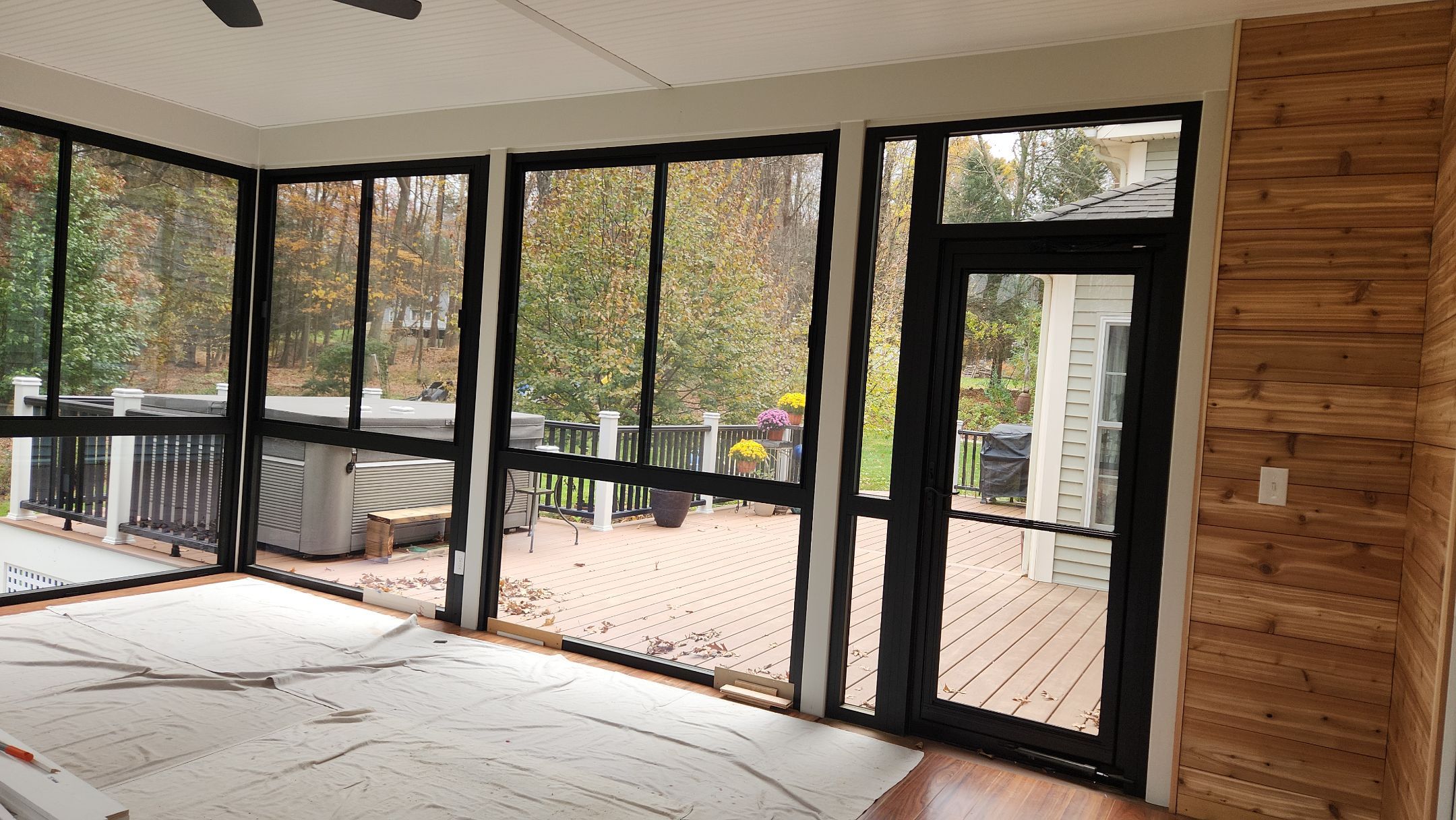 Summer Space Porch Enclosure by DiGiorgi Roofing and Siding Inc