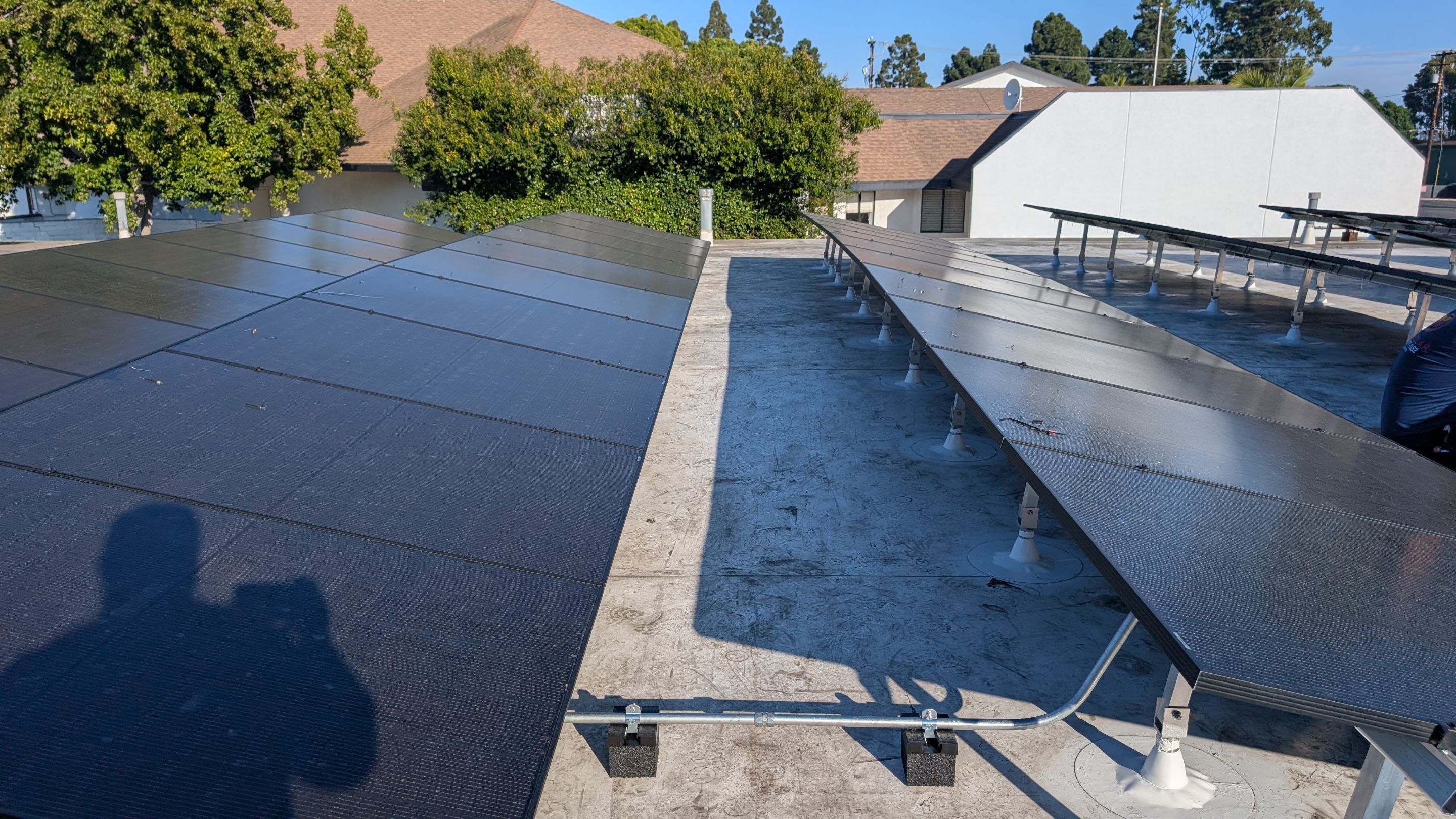 Commercial Solar Panel Installation for Ventura Church with Hyundai Modules by AWS Solar