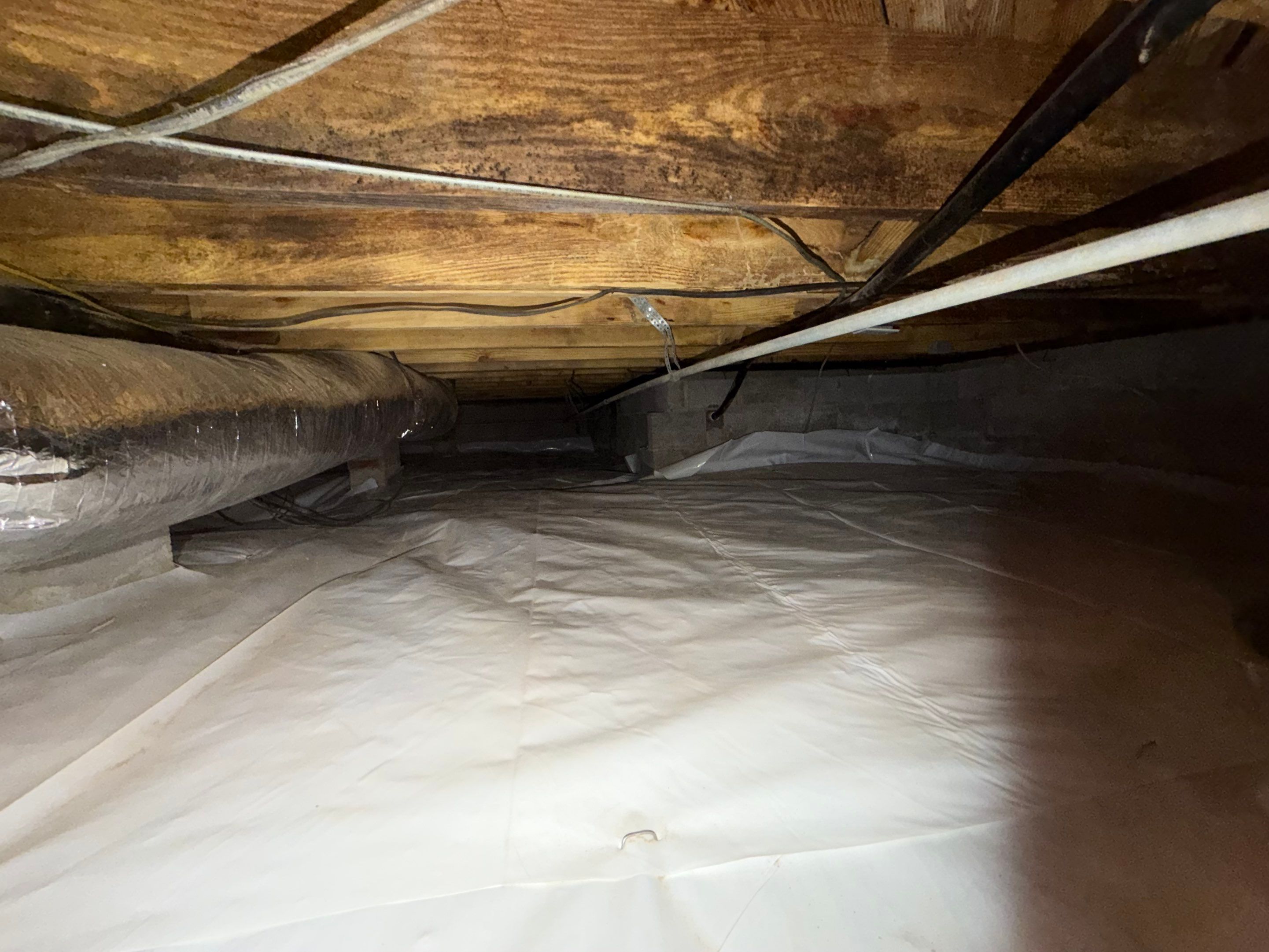 Project in Smithfield by Patriot Crawl Space Repairs