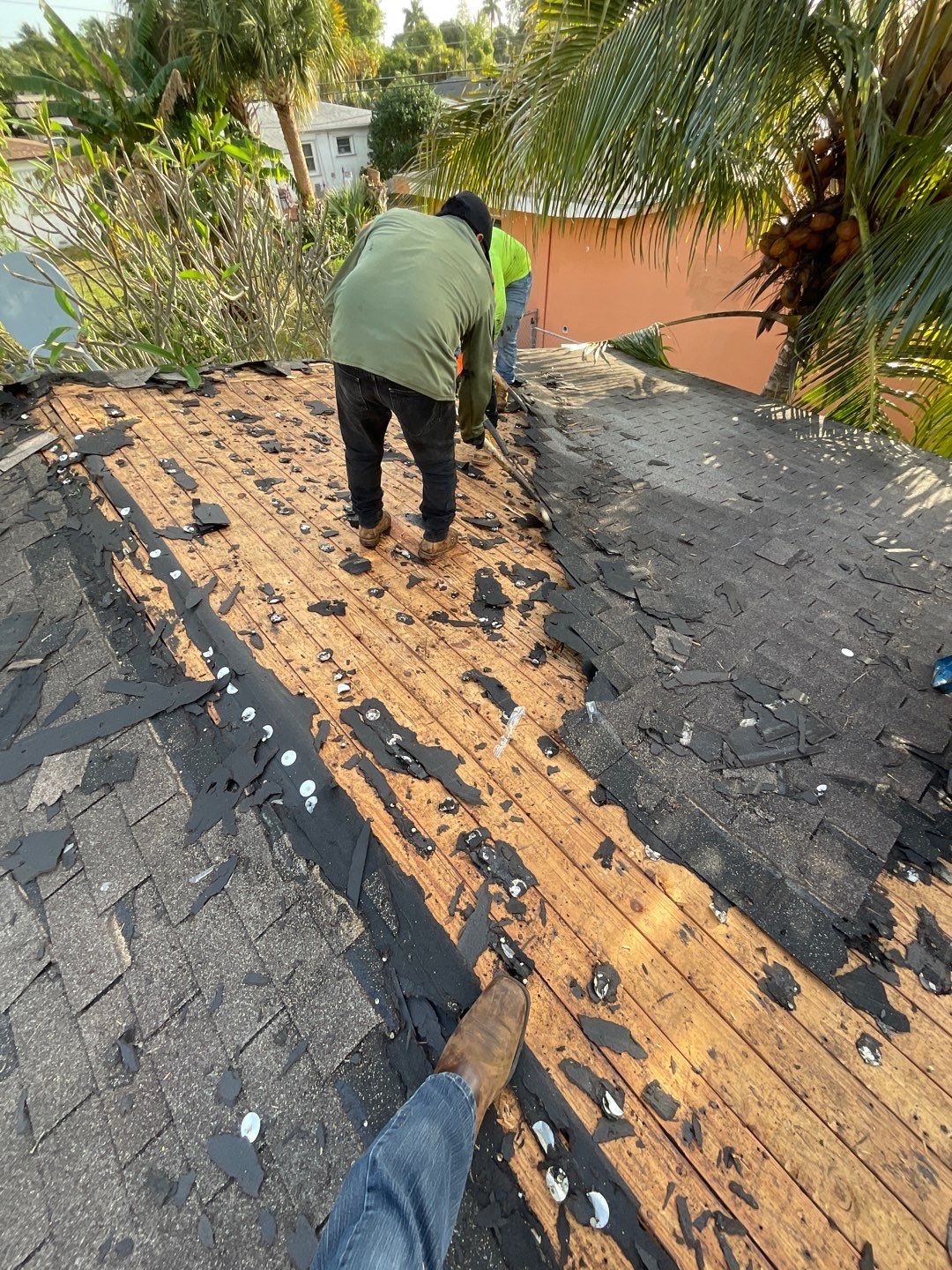 Beautiful Blue Shingle Re-Roof in Hollywood! by First Due Roofing