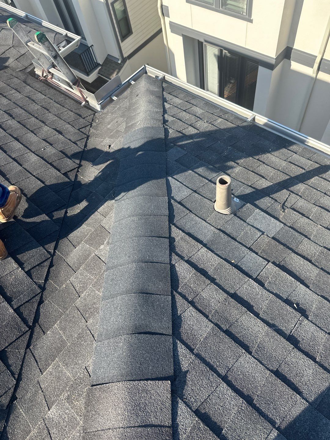 Hail Damage using Owen's Corning Duration (Lifetime) Shingles by Roof Repair Company