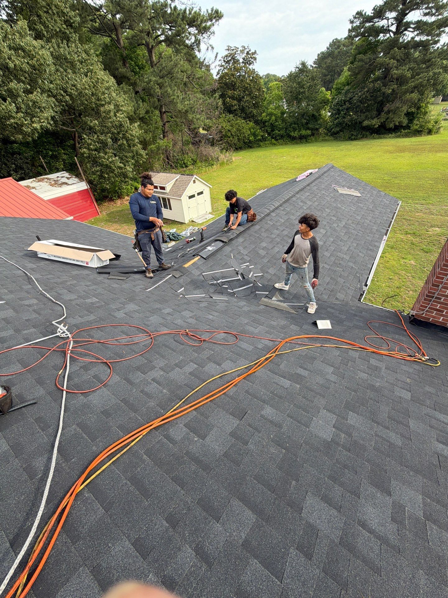 Complete Architectural Shingle Roof Replacement Project in Hudgins by Cade Construction