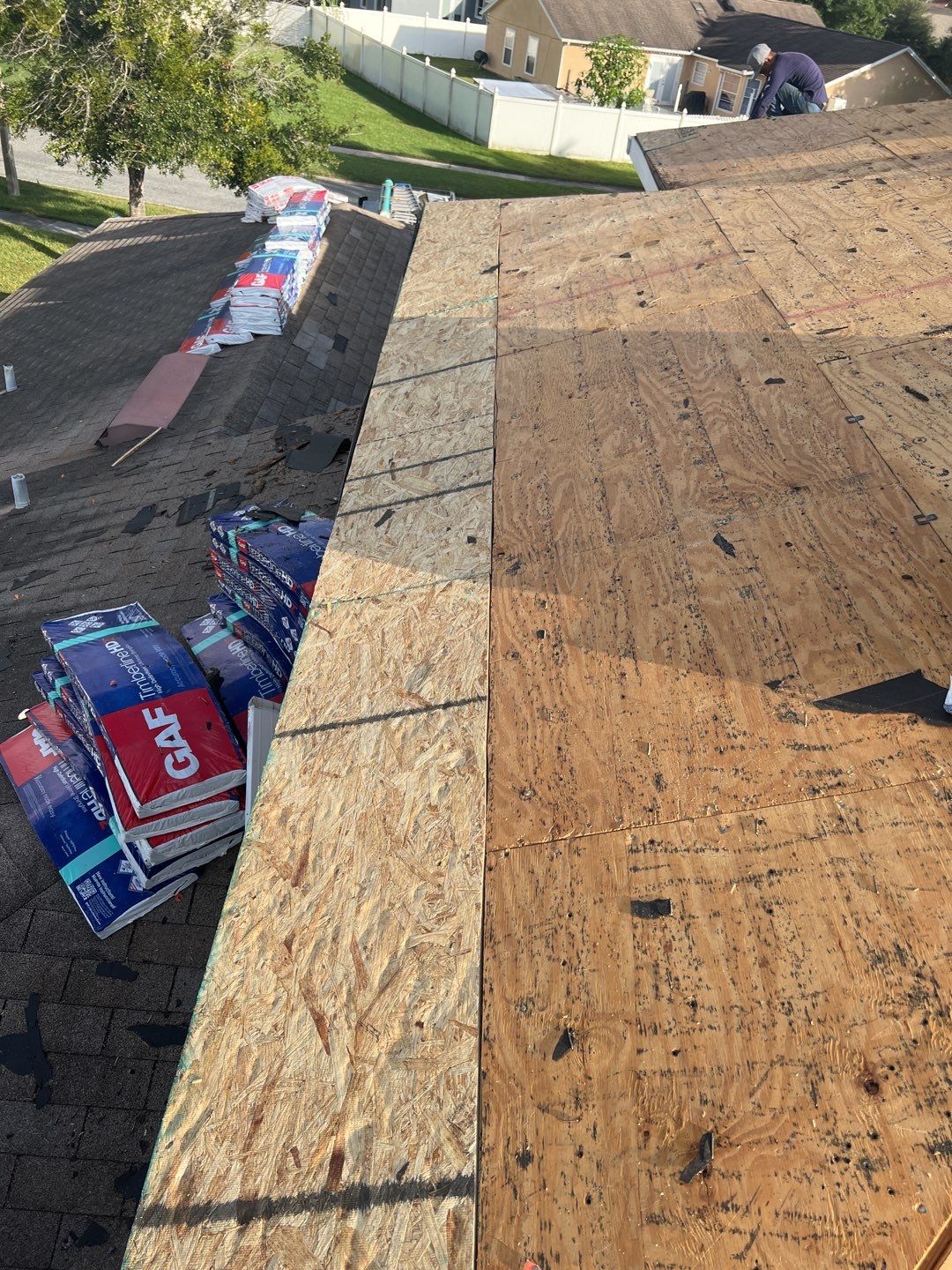 New GAF Timberline HDZ -GOLDEN PLEDGE- Complete Roof Replacement by 1st Class Roofing, Inc.