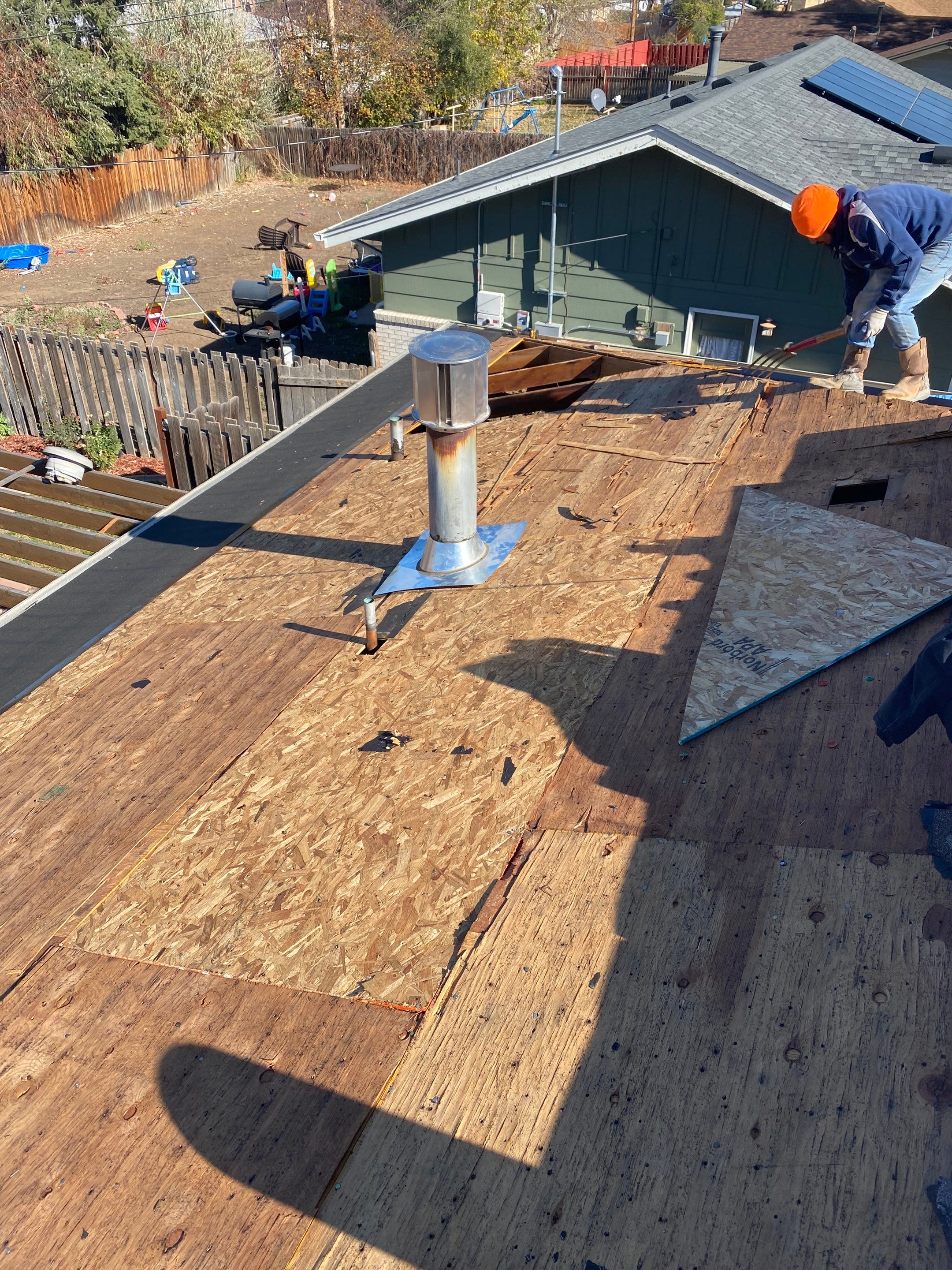 Re-Roof Due to Hail Storm  by Black Belt Roofing 