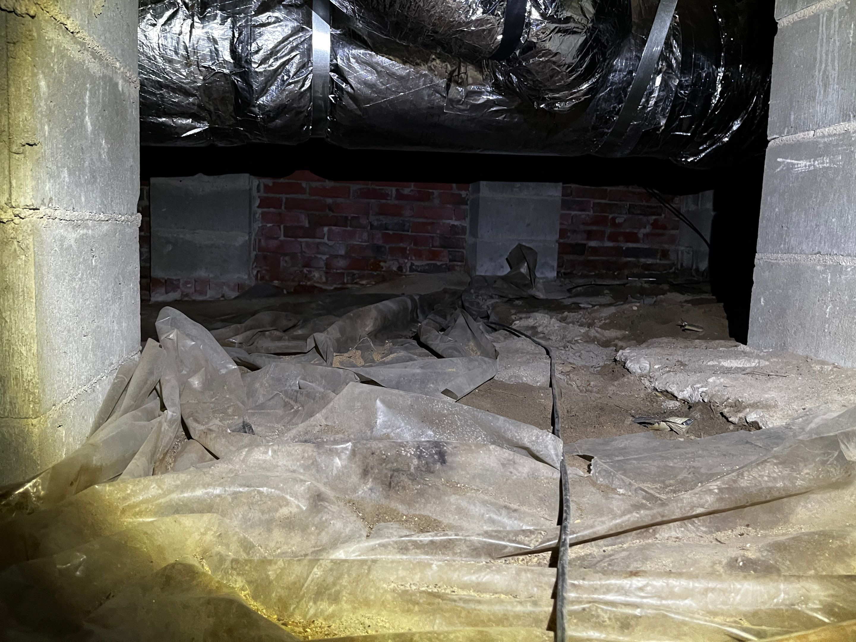 Impact Choice Encapsulation with new piers and crawlspace door. by Impact Crawlspace