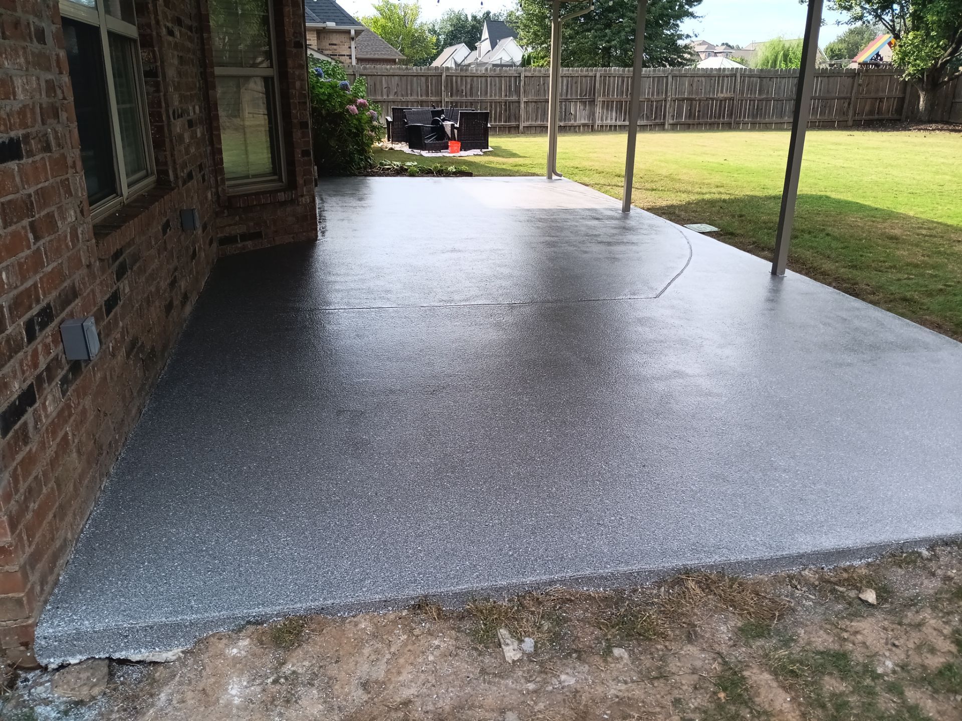 Project in Rogers by Pace X Concrete Coatings
