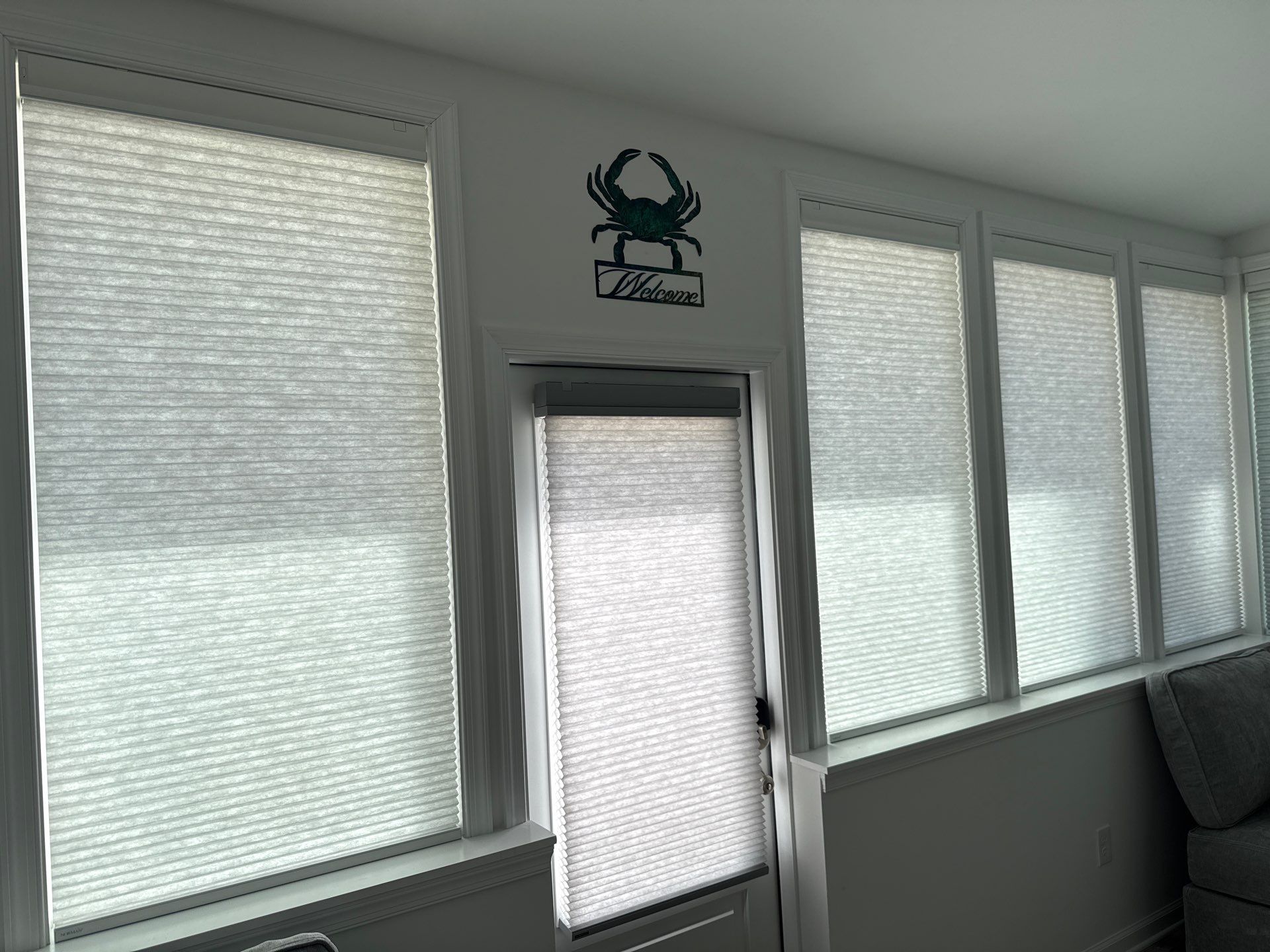 Honeycomb Shade Project in Nanjemoy, MD by Southern Maryland Custom Blinds