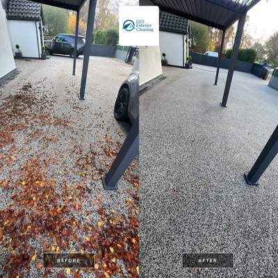 Exterior Clean - Drive - Patio - Paths using Honda 15lpm Low Pressure Washing Machine