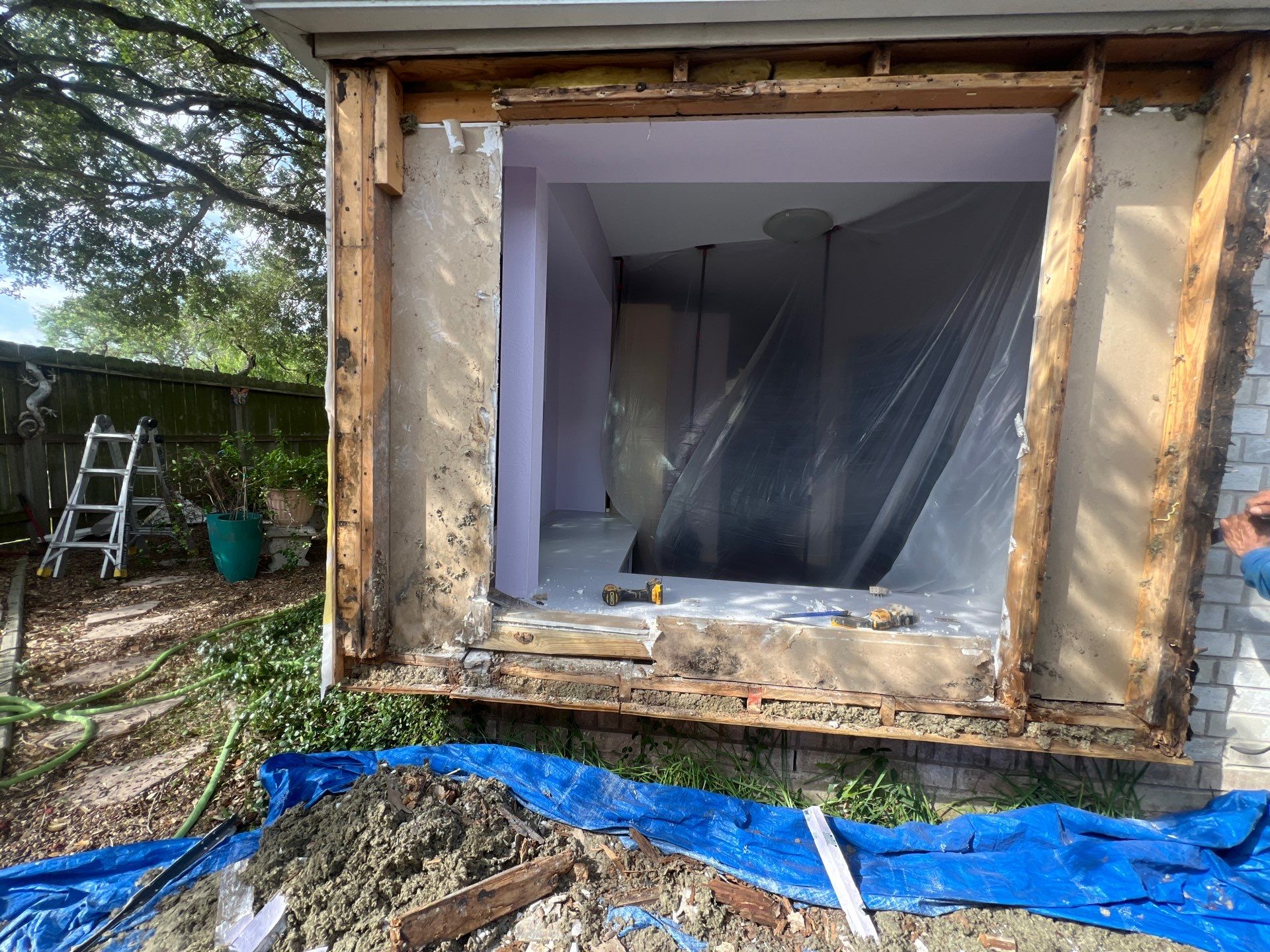 Rotting away under the Oaks by Bayfront Roofing and Construction