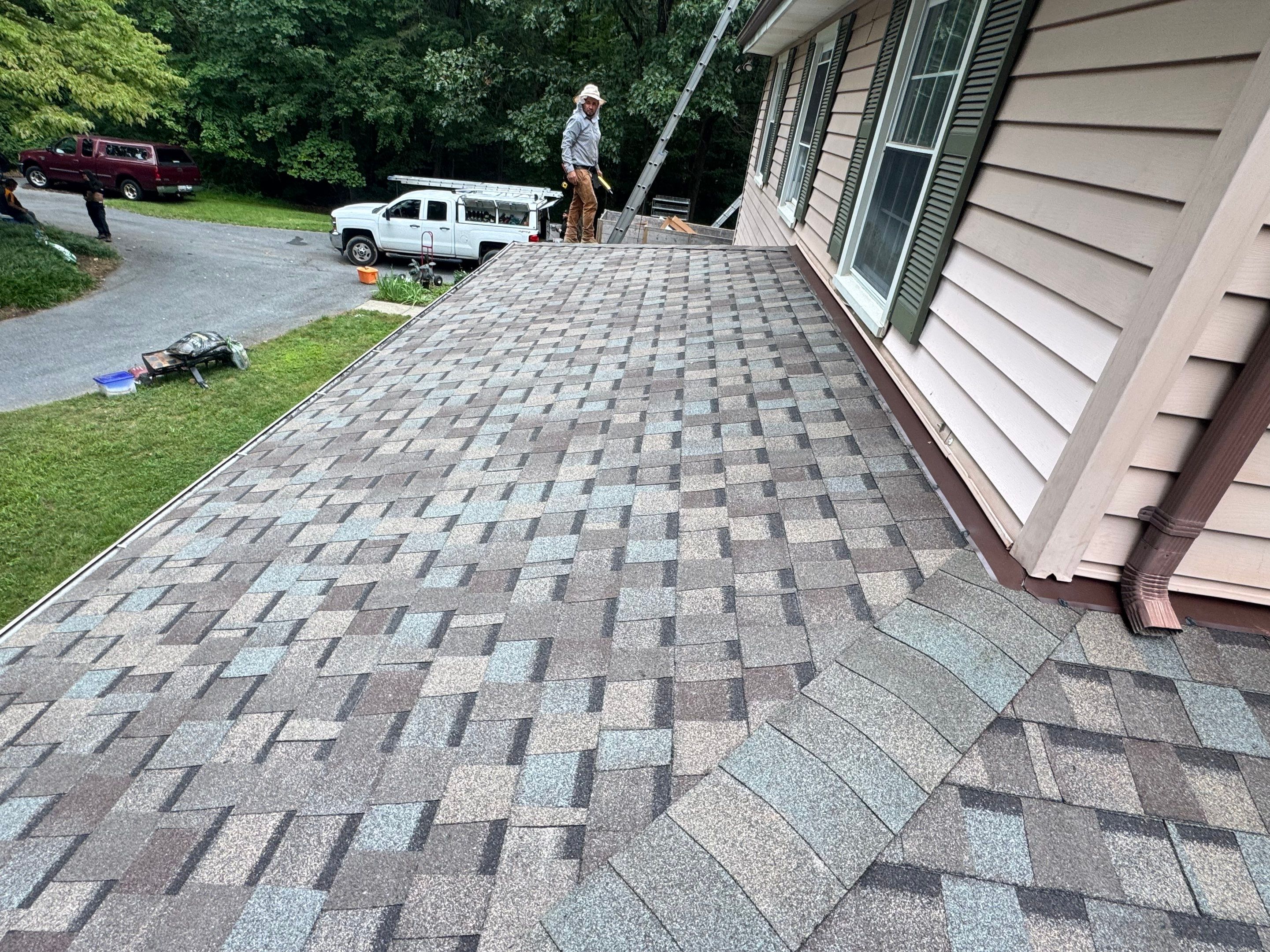 Comprehensive Architectural Shingle Roof Replacement and Skylight Installation in Laurel by First Chesapeake Roofing
