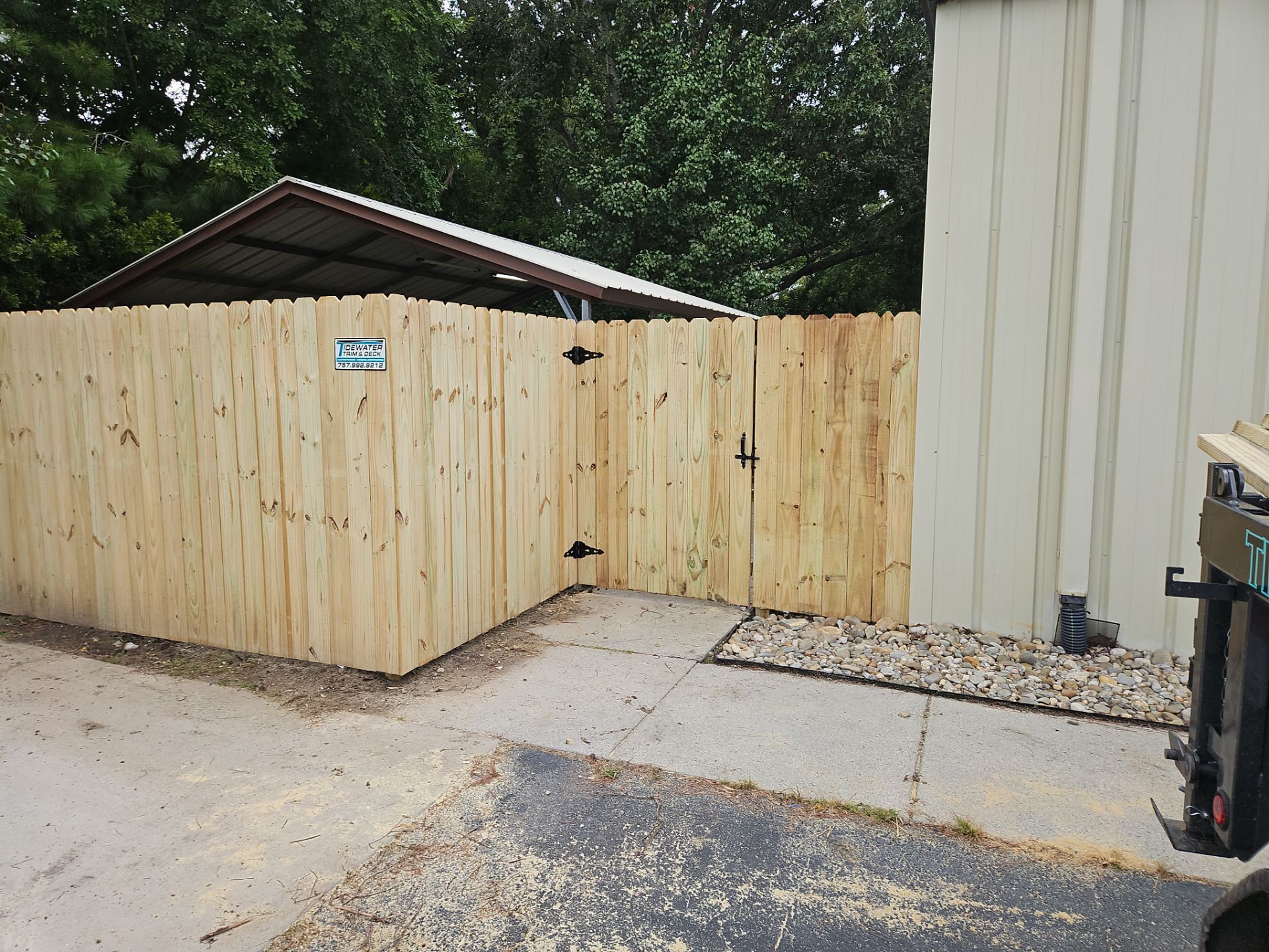 Warmth & Strength in Wood by Tidewater Fence