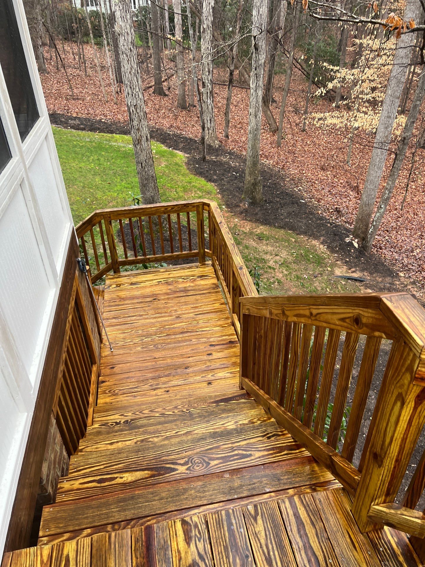 Multi level Deck coated with Wood Sealant by DuraSeal