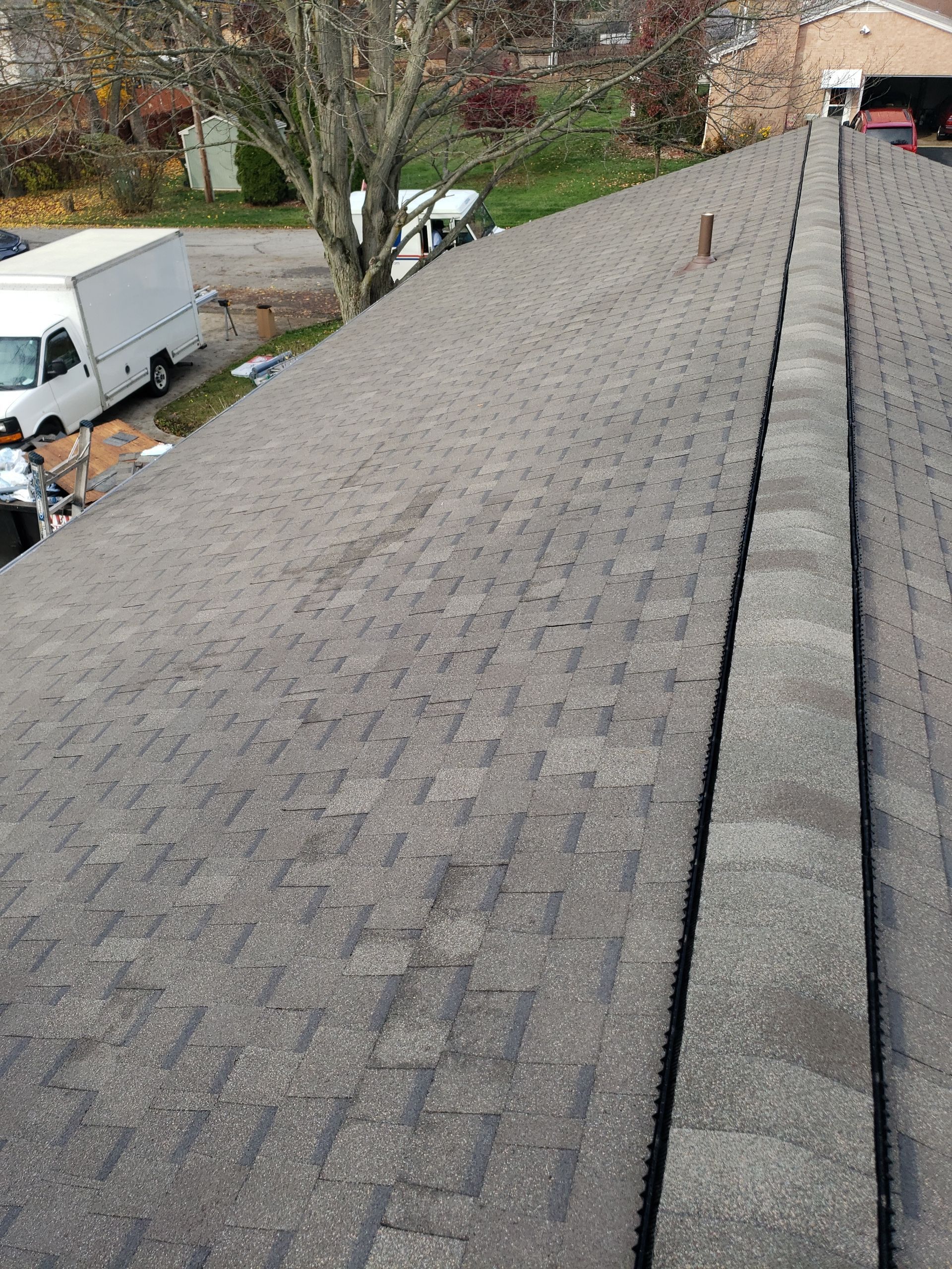 ATLAS PINNACLE COLOR: PRISTINE SCOTCHGARD WEATHERED DRIP EDGE: MUSKET BROWN by Eagle Eye Roofing