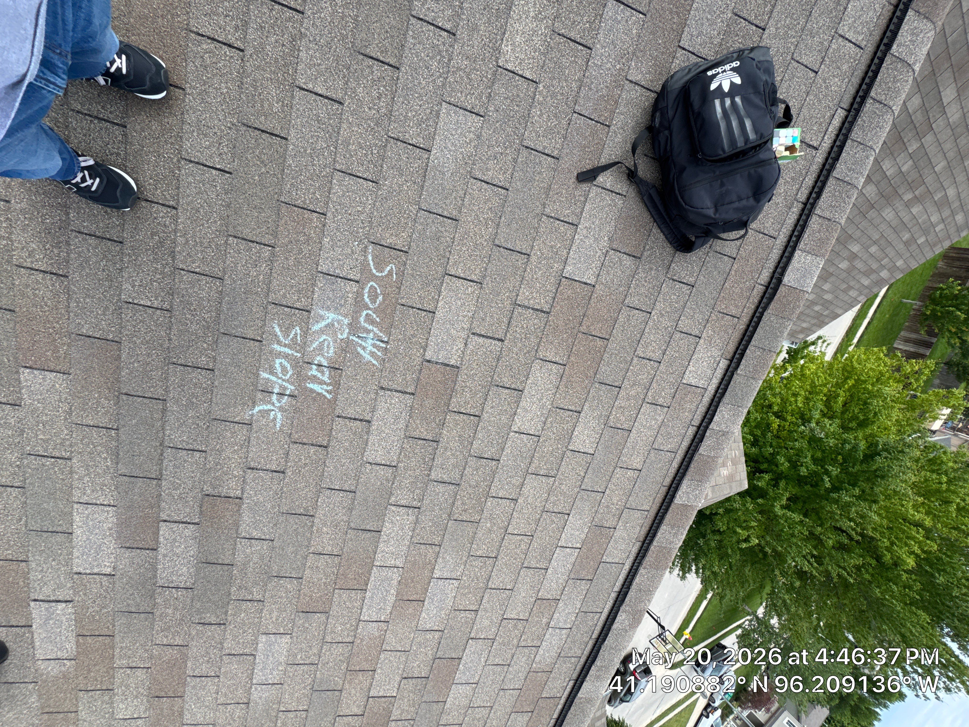 Storm Damage Restoration for Residential Asphalt Shingle Roof in Omaha by Crows Roofing LLC