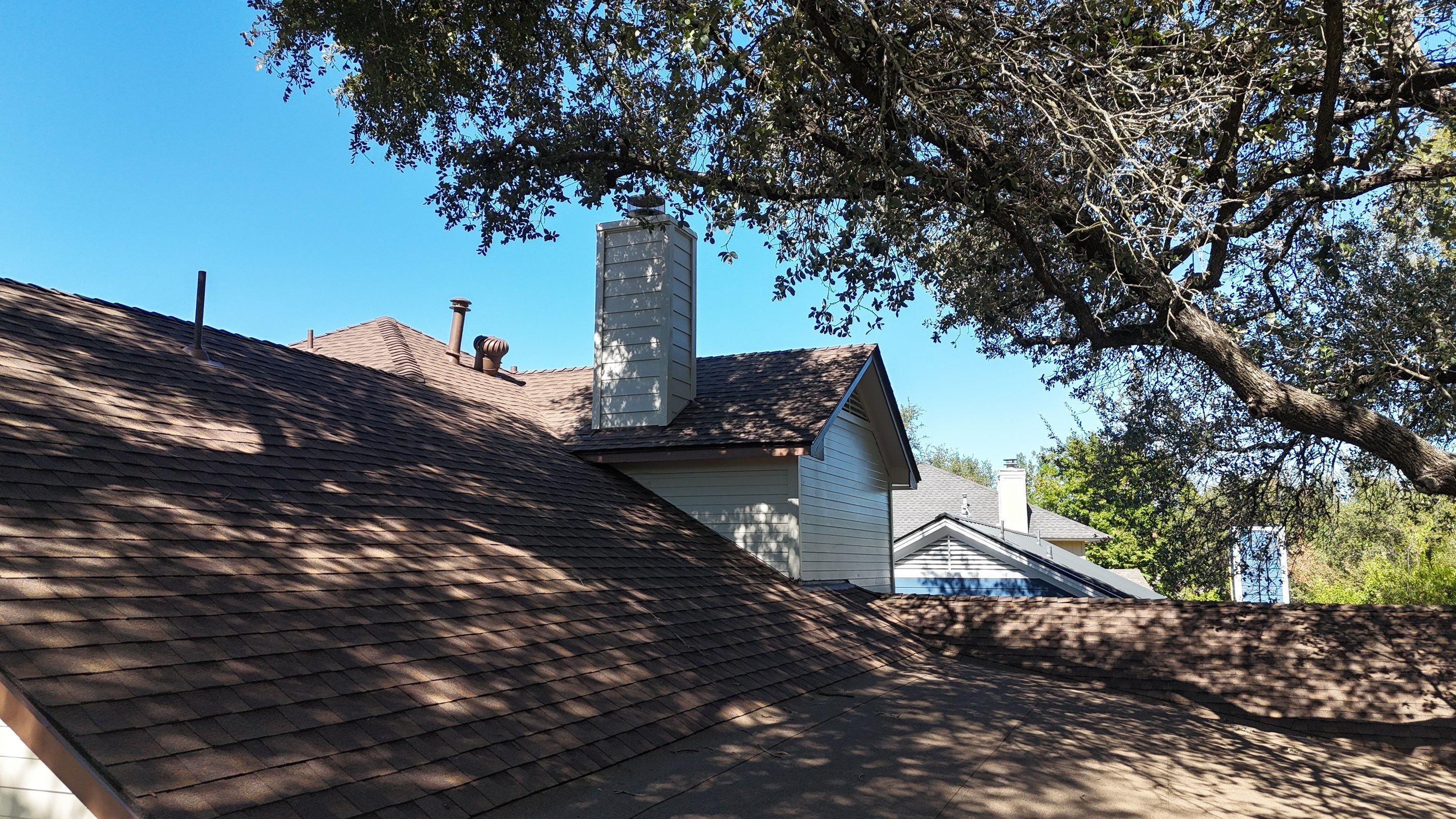 Residential Roof Replacement using GAF - HDZ - Barkwood by Action Exteriors Austin