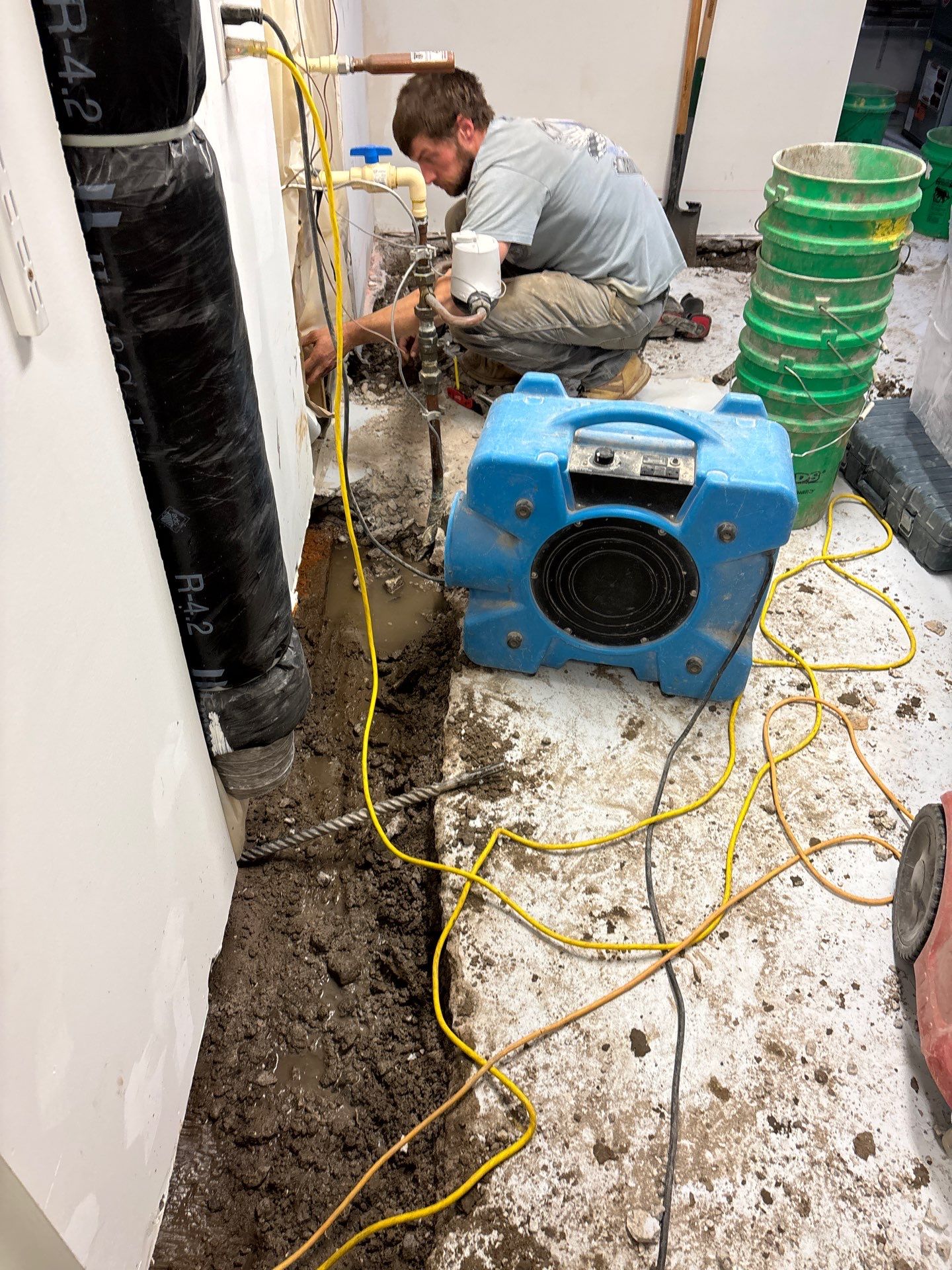 Getting Dirty @ Ed's Place by Waterproofing Northeast