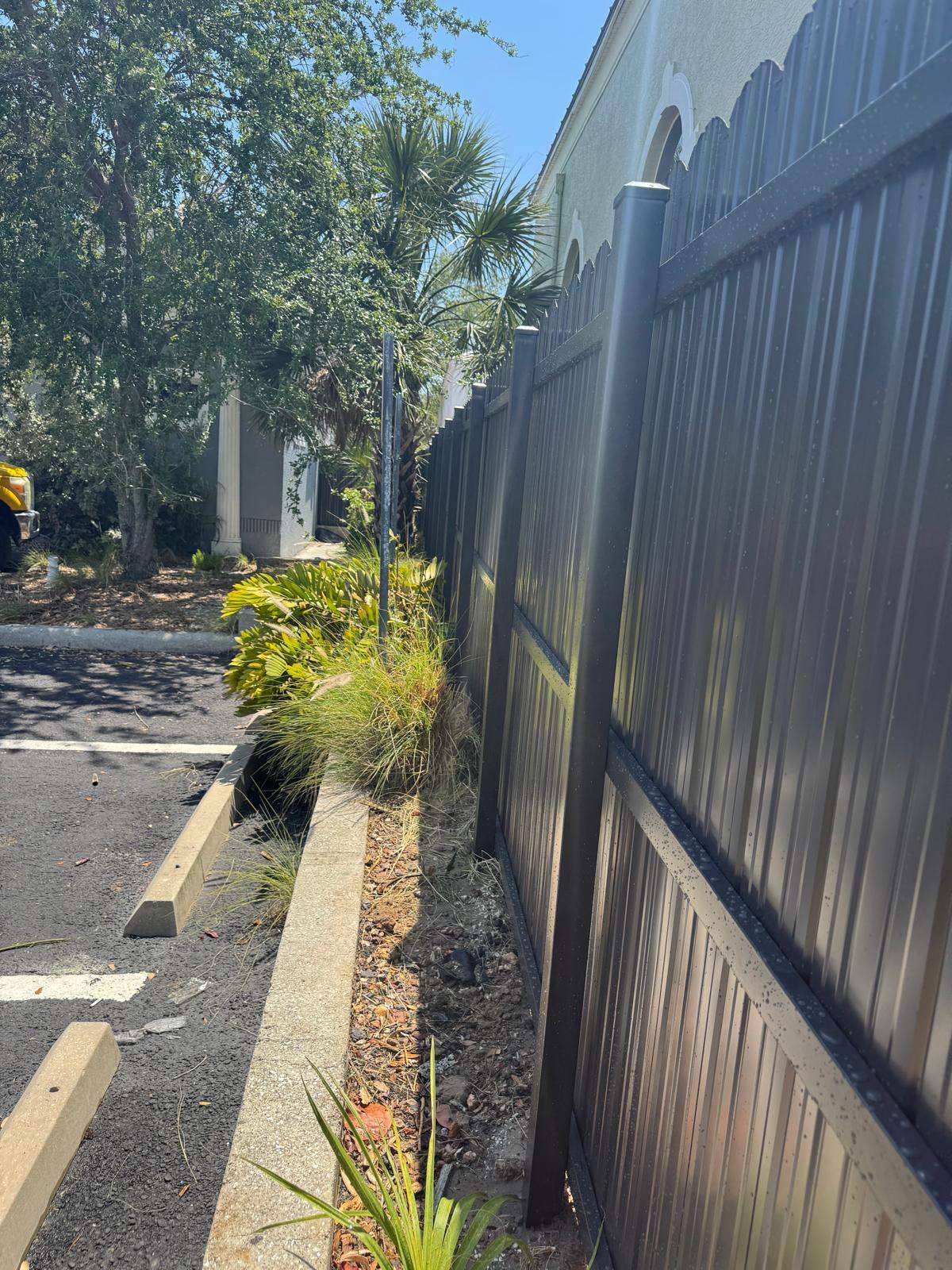 Metal Fence for Illusions Salon & Spa in Punta Gorda by True Fence LLC