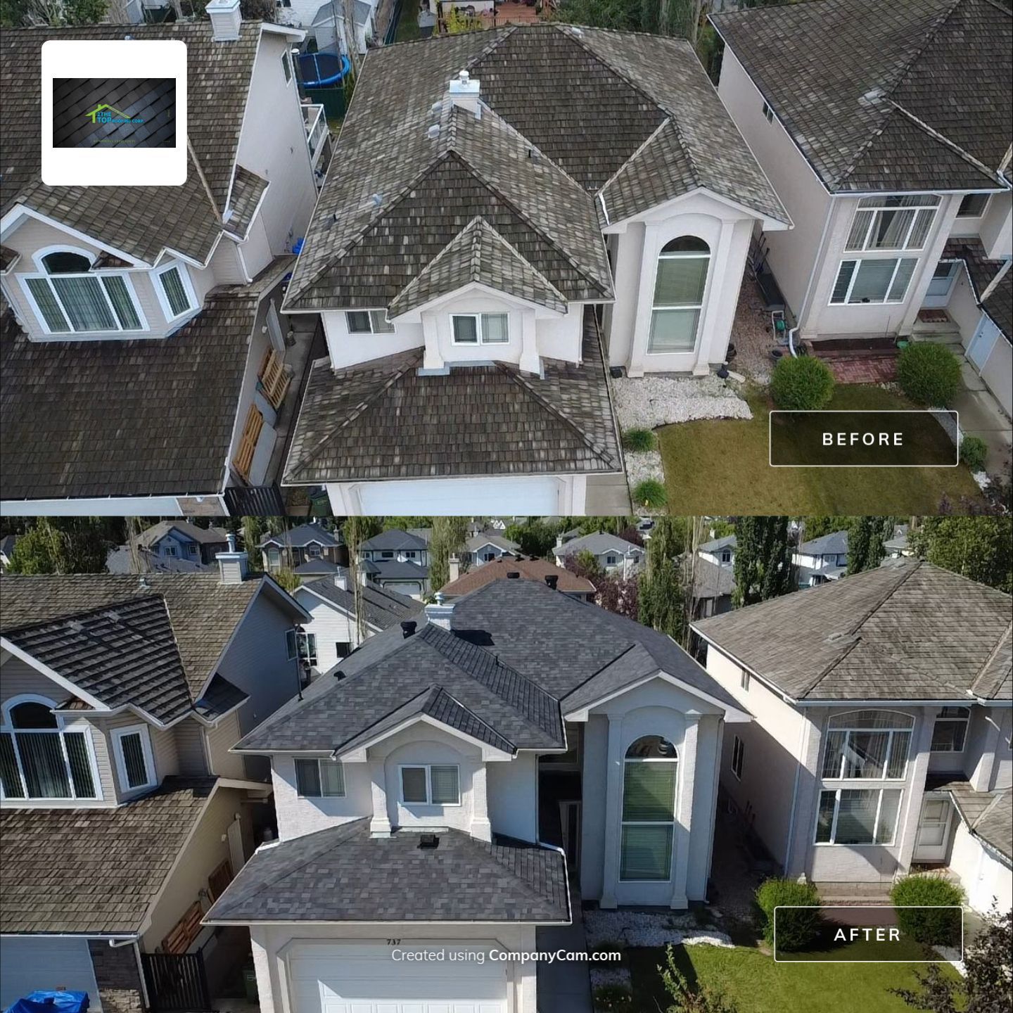 Black Oak on Malarkey Vista by 2thetop Roofing