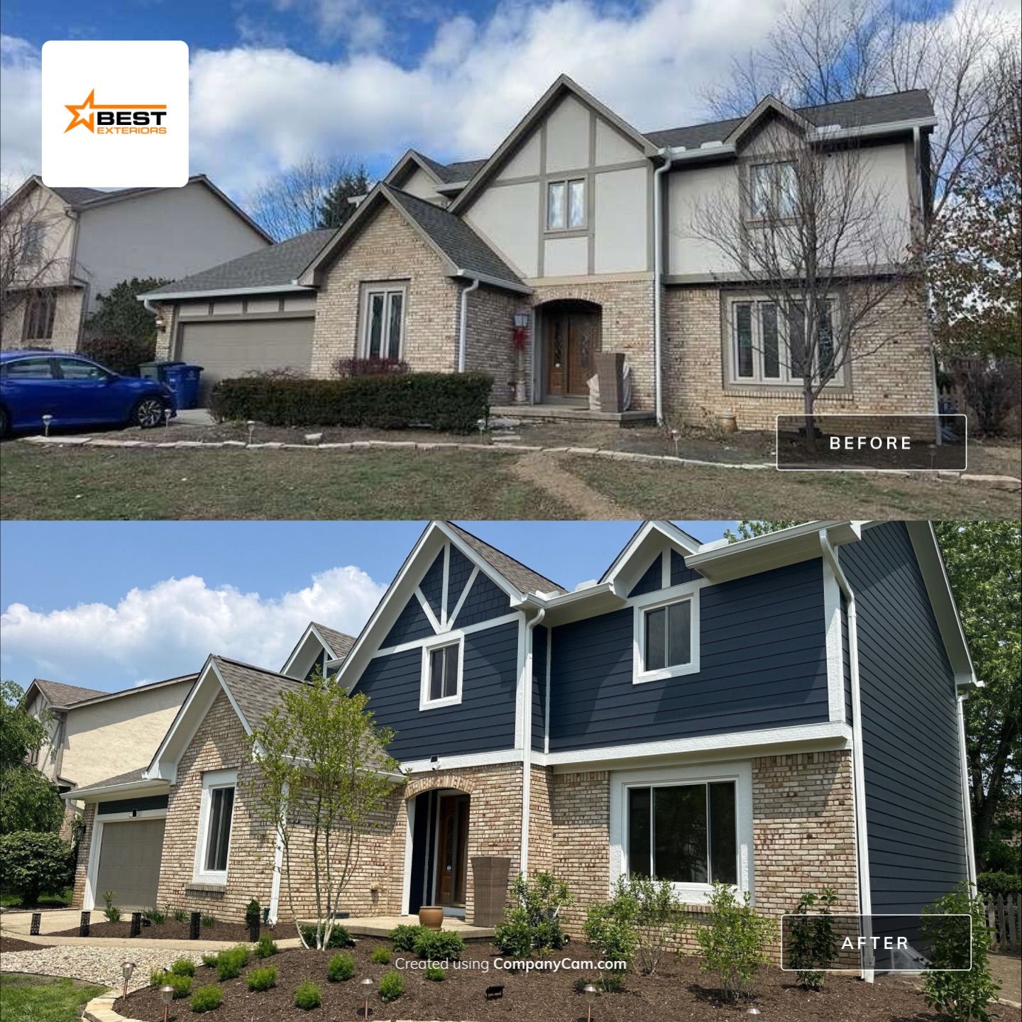 James Hardie Siding Project in Worthington by Best Roofing & Siding Company