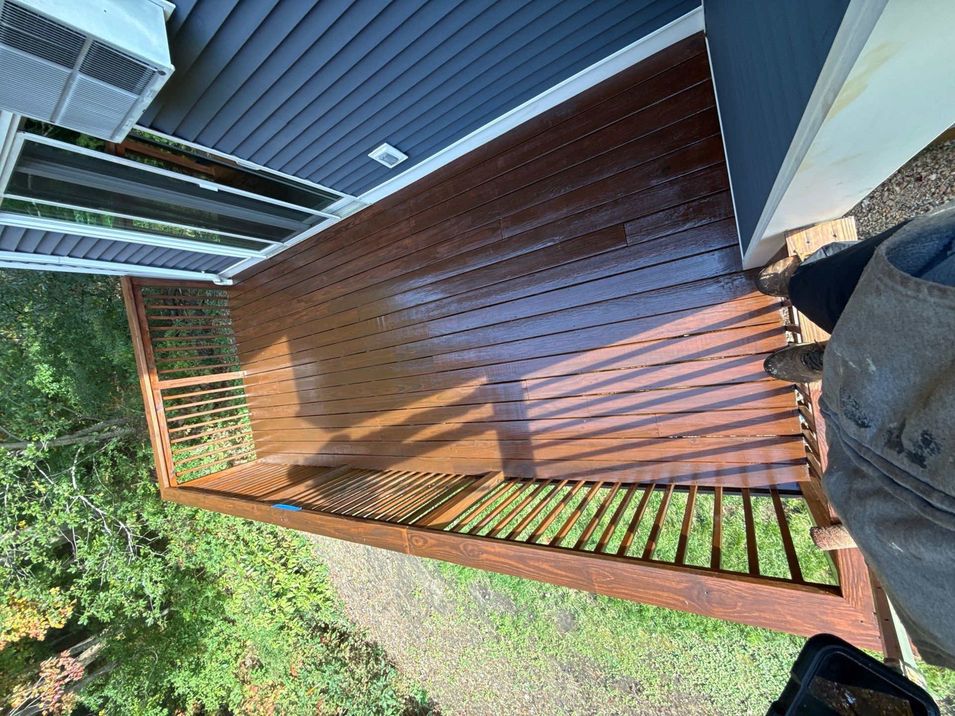 Deck Painting Project in Hampton by Top-Rated Home Improvement