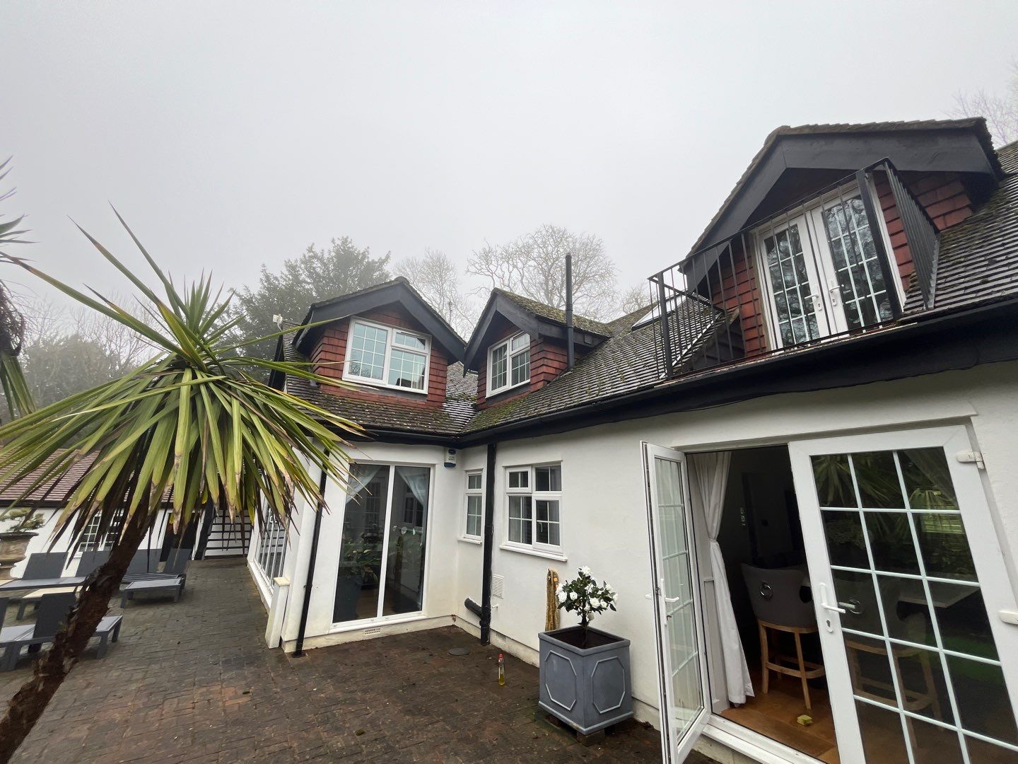 Roof and Patio Cleaning using Honda 15lpm Low Pressure Washing Machine by Ges Exterior Cleaning ltd