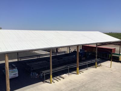 Exterior Painting on Metal Roof