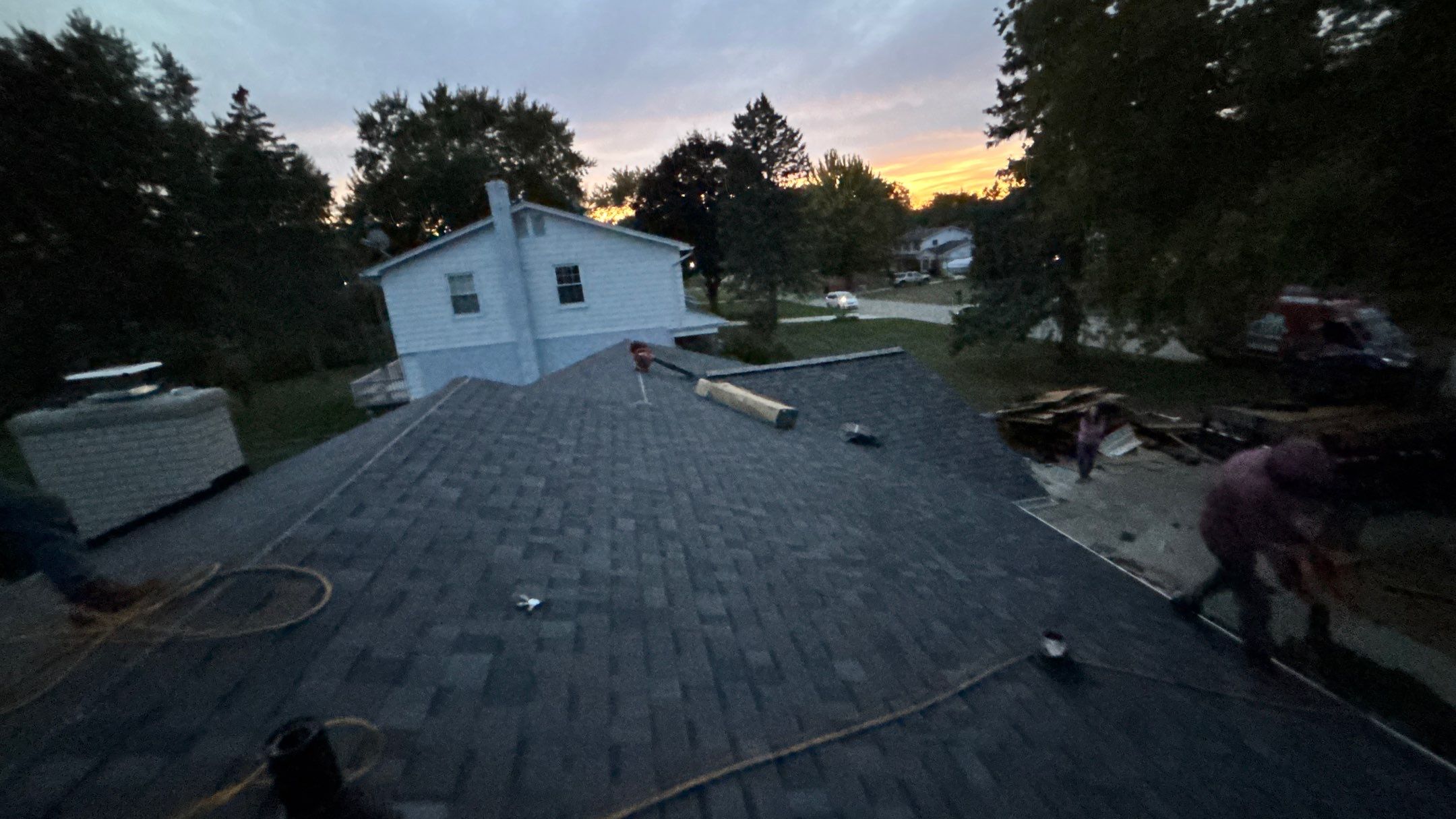 Roof Replacement using Owens Corning Williamsburg Grey by 180 Contractors