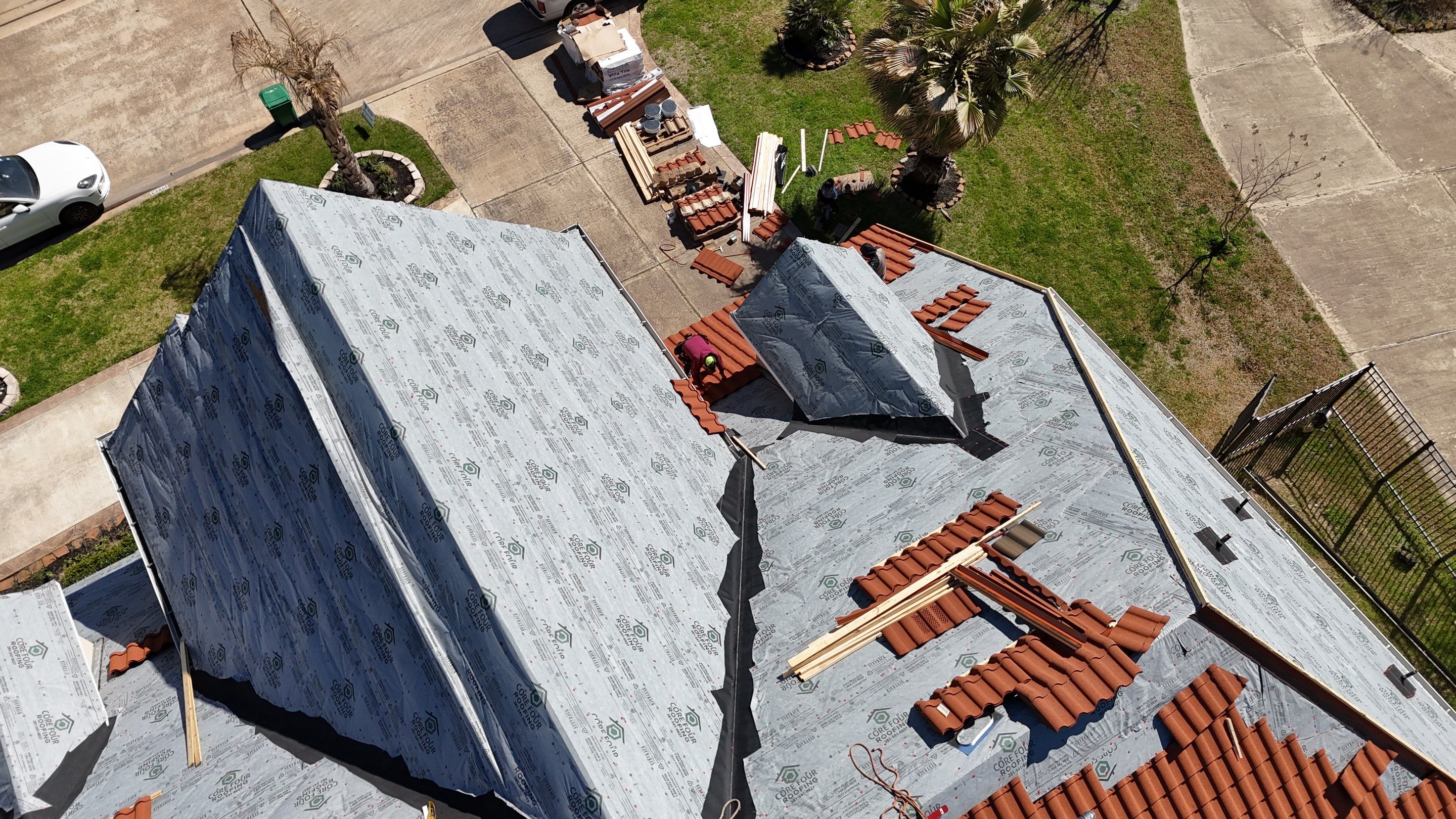 Stunning transformation using DECRA Villa Tile!  by Core Four Roofing