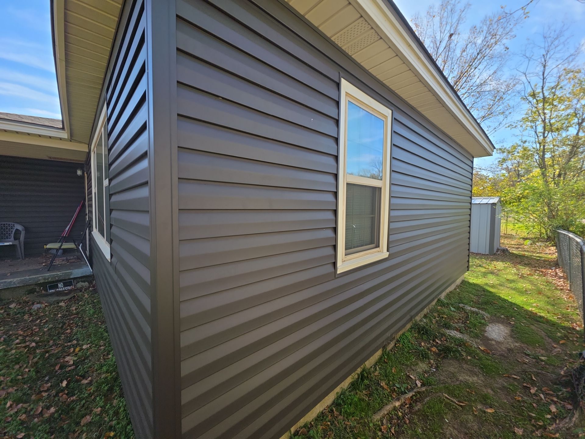 Hail damage & tornado damage restoration.  by In & Out Construction & Remodeling, LLC