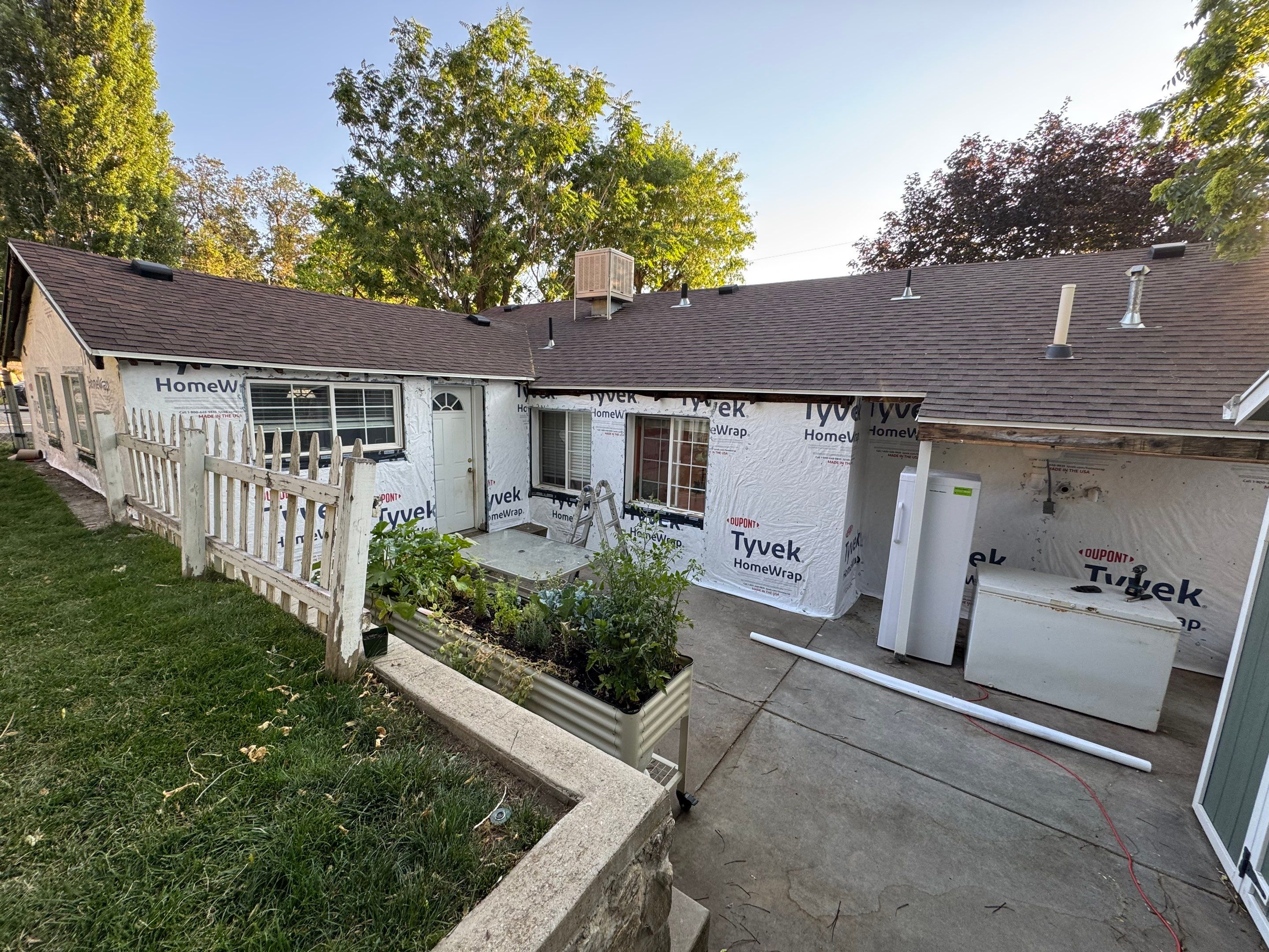 Farmington | Custom Hardie Mixed Siding | Thyme Green & White by Ideal Siding Utah