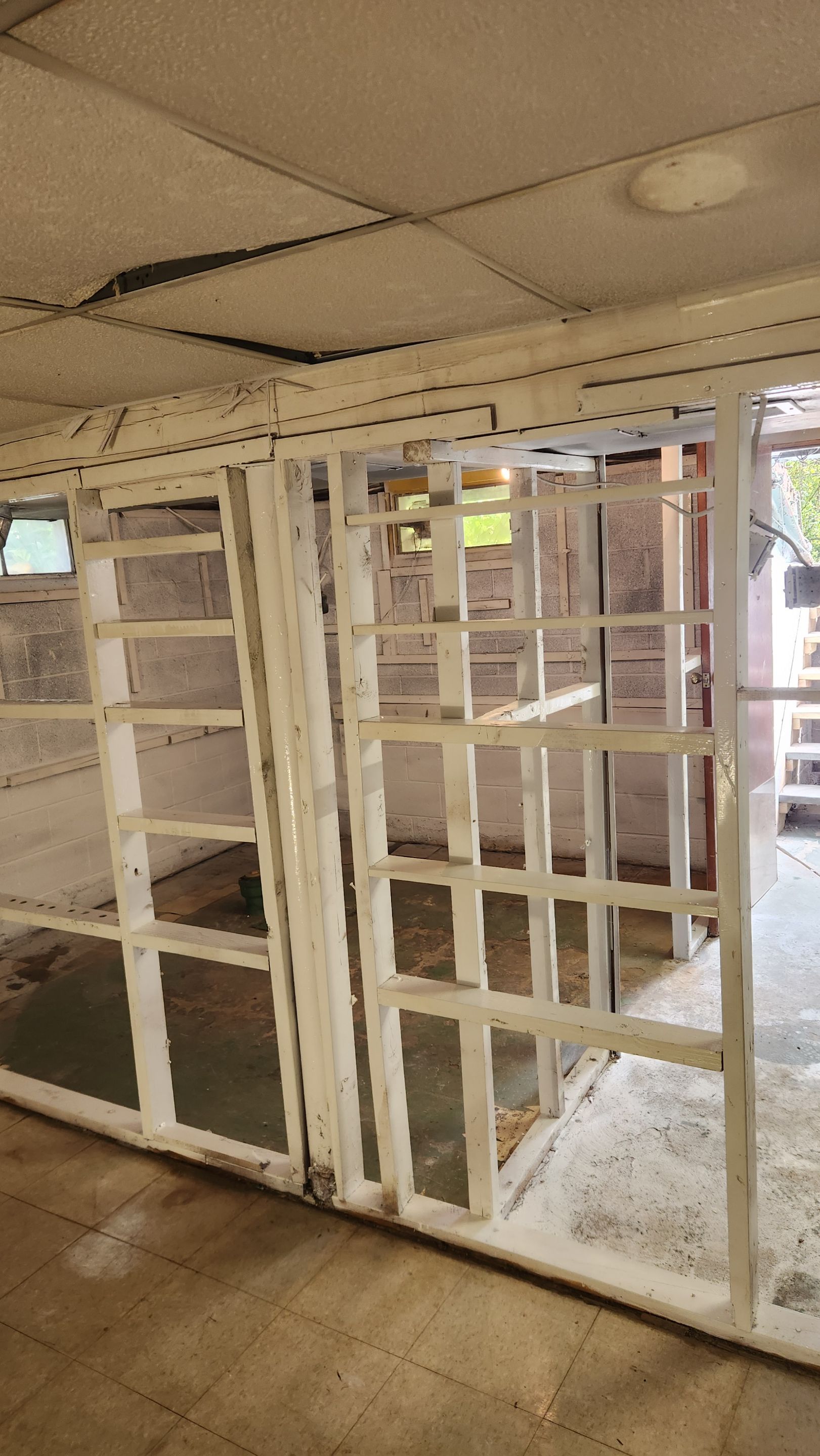 Interior French Drain & Mold Remediation Project in Manville, New Jersey by Pure Service Pro, LLC 